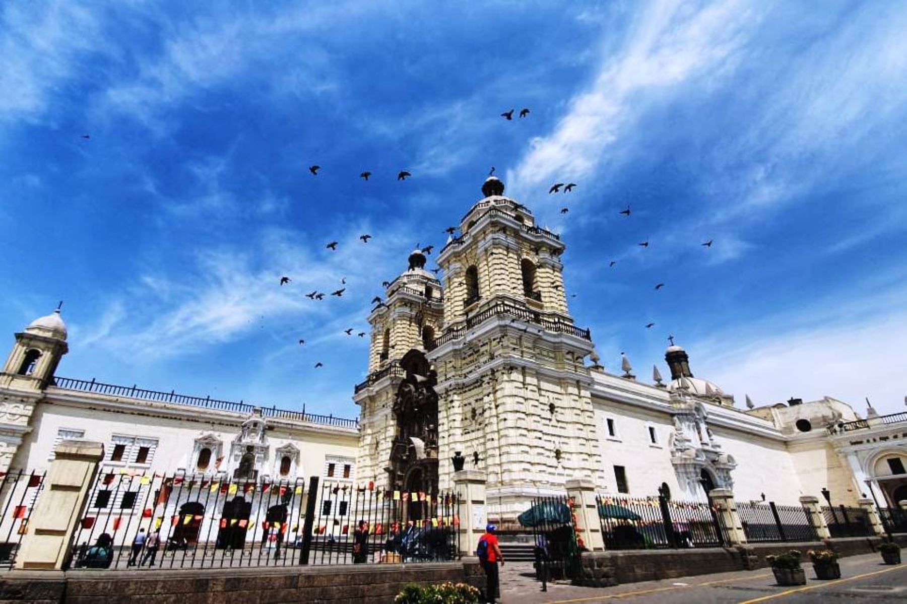 Templo de San Francisco en el centro histórico de Lima. Foto: ANDINA/Difusión.