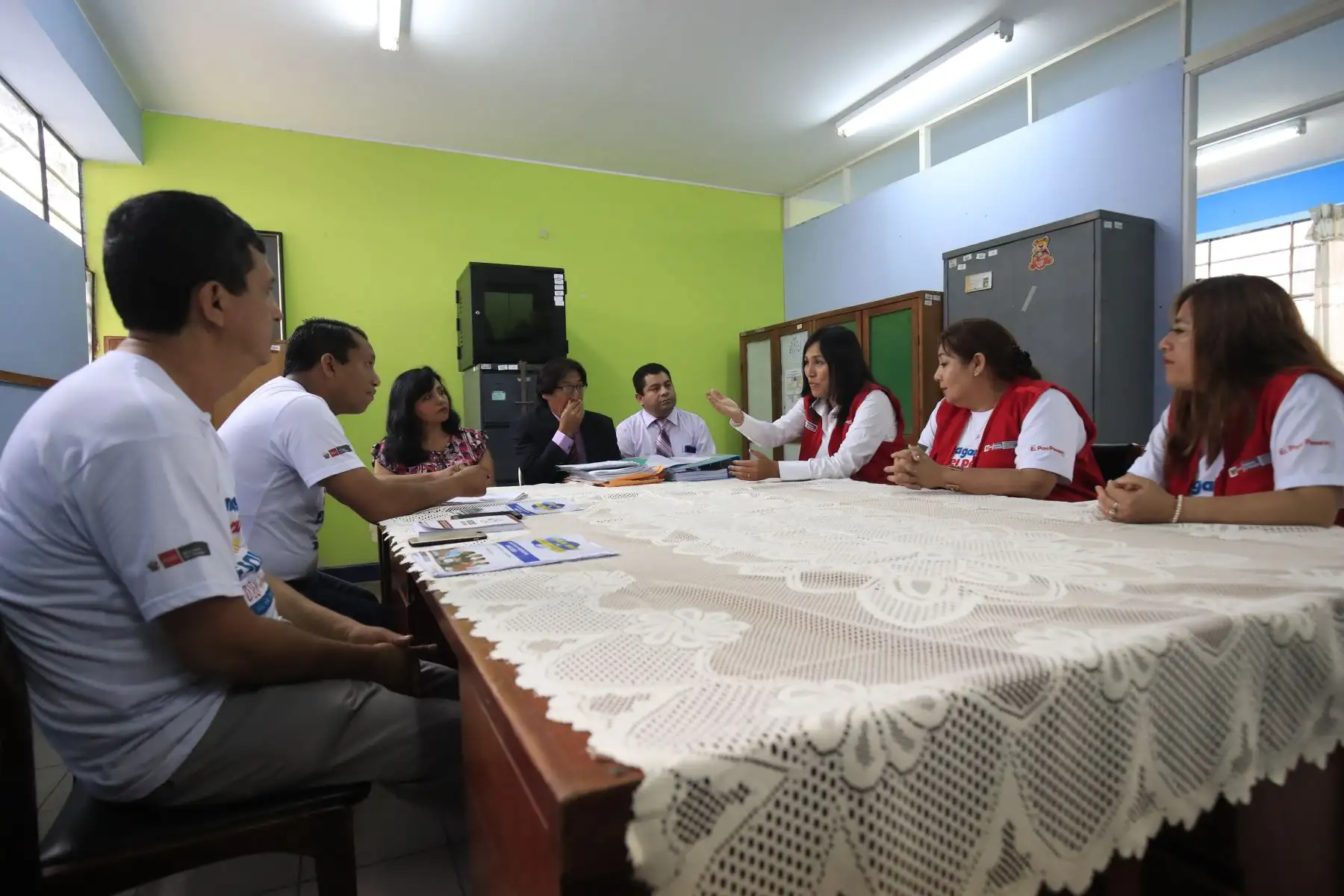 Ministra de Educación, Flor Pablo supervisa situación de instituciones educativas públicas de Lima Metropolitana, con la finalidad de garantizar el Buen Inicio del
Año Escolar 2020. Foto: ANDINA/Juan Carlos Guzmán