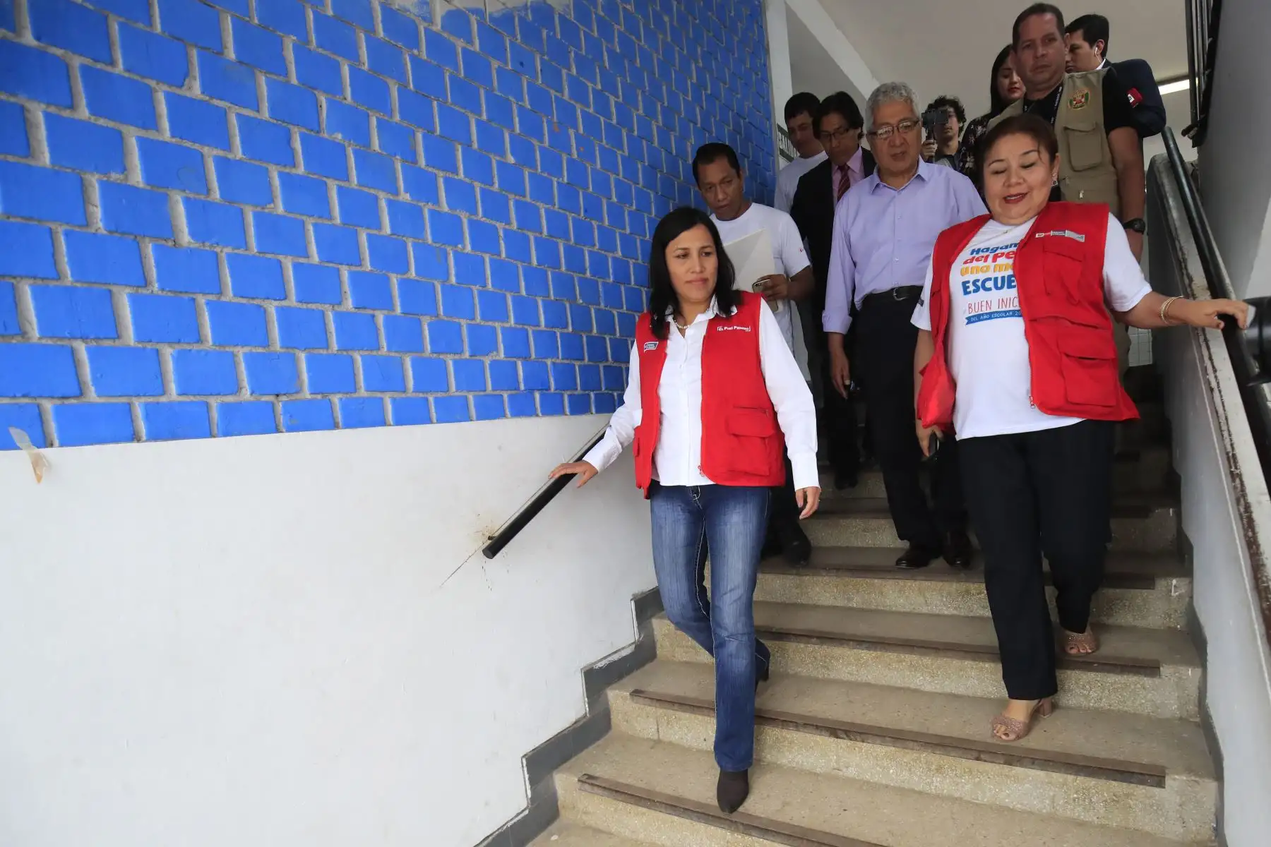 Ministra de Educación, Flor Pablo supervisa situación de instituciones educativas públicas de Lima Metropolitana, con la finalidad de garantizar el Buen Inicio del
Año Escolar 2020. Foto: ANDINA/Juan Carlos Guzmán