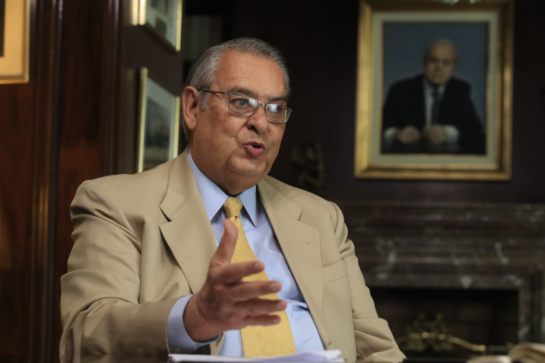 Ministro de Relaciones Exteriores, Allan Wagner. Foto: ANDINA/Juan Carlos Guzmán.
