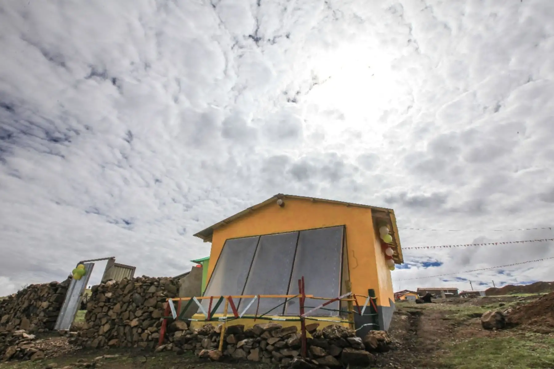 Centro poblado Hornobamba donde se realizan obras del proyecto MiAbrigo en el que favorece a las familias en situación de pobreza y pobreza extrema.
Foto:Difusión Midis