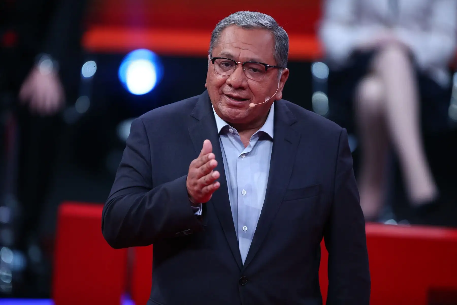 Carlos Anderson Ramirez, candidato al Congreso por Perú Patria Segura participa en segundo debate de Lima Metropolitana. Foto: ANDINA/Vidal Tarqui