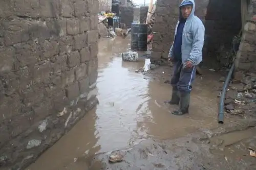 Lluvias y granizada afectan a unas 50 viviendas en provincia de Caylloma, en Arequipa.