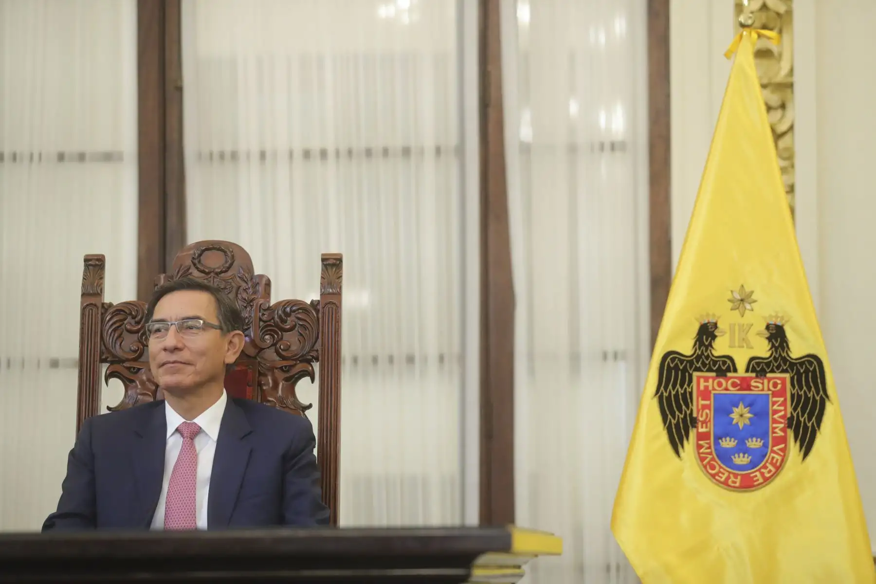 Presidente de la República, Martín Vizcarra y alcalde de Lima Jorge Muñoz encabezaron Sesión Solemne por el 485.° aniversario de la fundación de la ciudad y homenaje póstumo a limeños destacados.
Foto: ANDINA/Prensa Presidencia