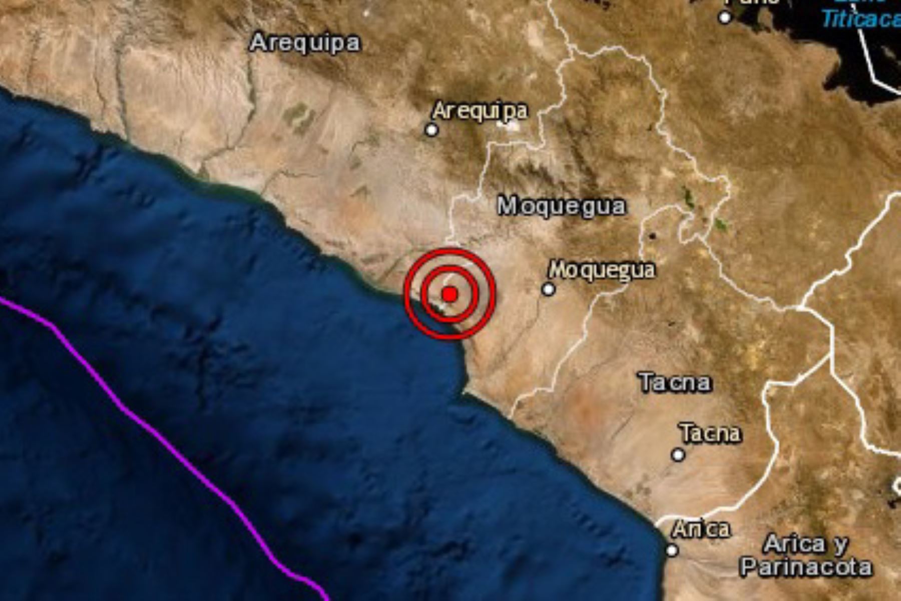 Un sismo de magnitud 4.0 se registró hoy en el departamento de Arequipa, el séptimo movimiento telúrico reportado en esta región y el número 33 en el país en lo que va del año, informó el Instituto Geofísico del Perú (IGP).