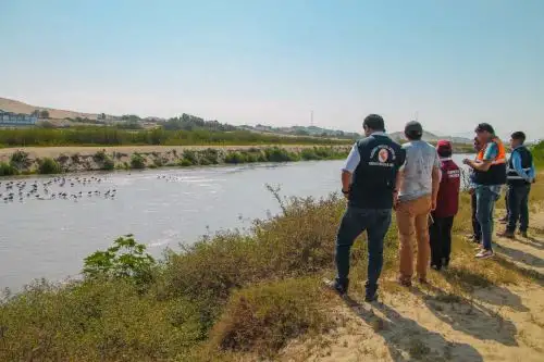 Especialistas identificaron puntos críticos del río Lacramarca para evitar posibles desbordes durante la temporada de lluvias. ANDINA/Difusión