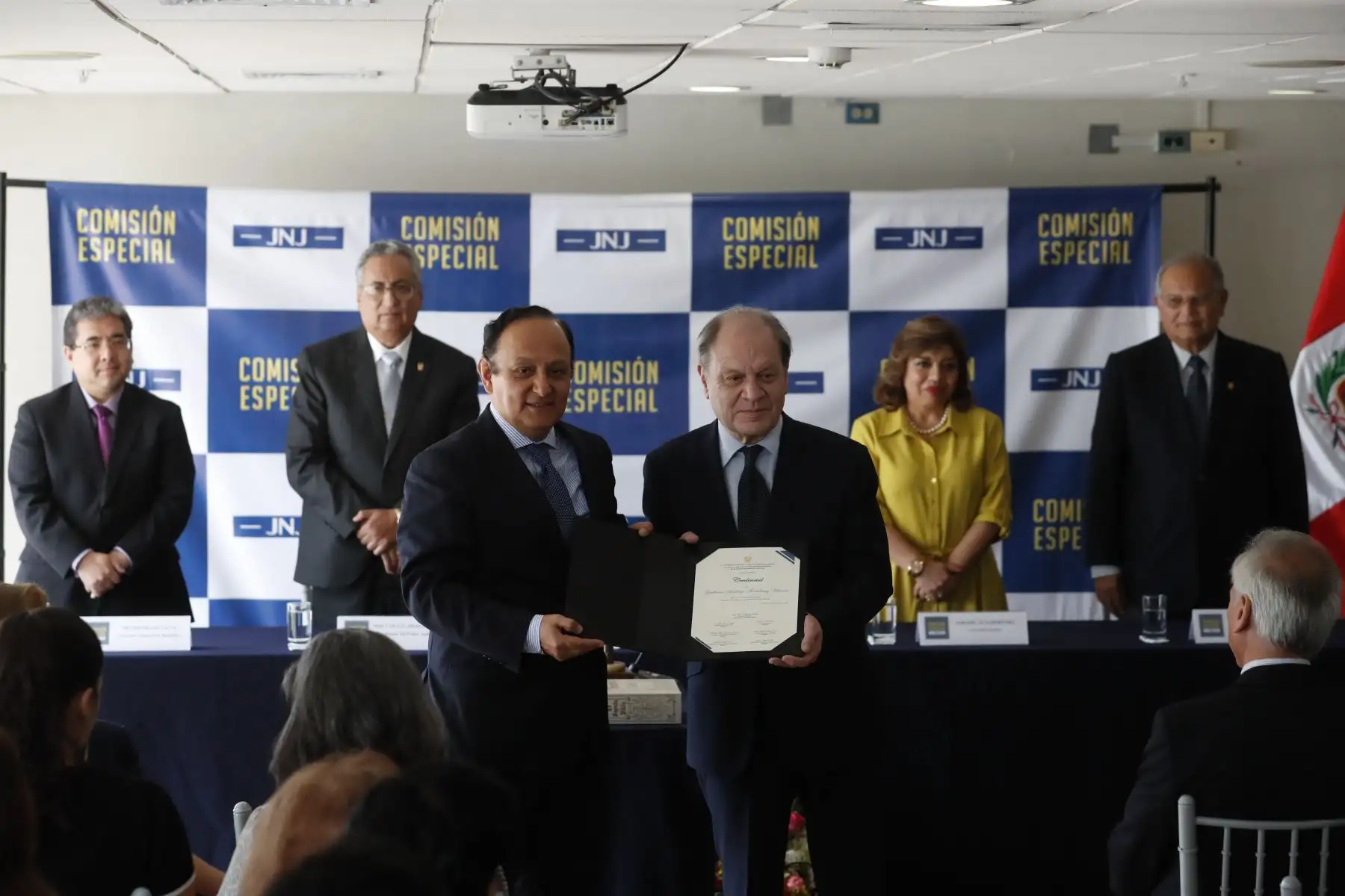 Guillermo Thornberry juró como séptimo integrante de la Junta Nacional de Justicia.
Foto: ANDINA/Renato Pajuelo