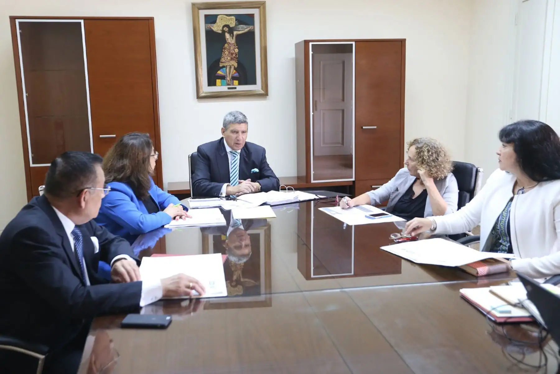 Miembros del Tribunal de Honor del Pacto Ético Electoral. ANDINA/Difusión