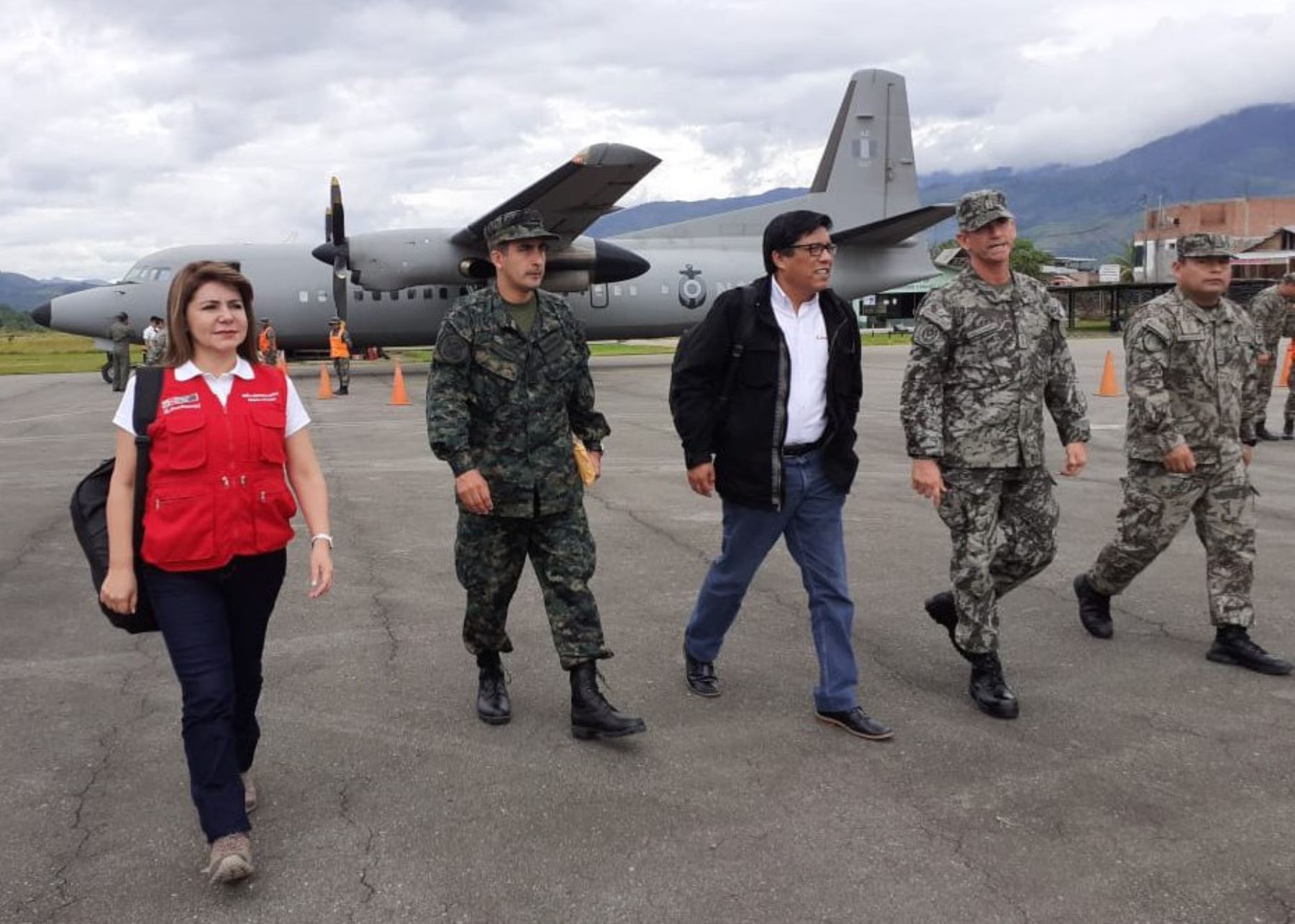 Presidente del Consejo de Ministros, Vicente Zeballos, en visita de trabajo en Chanchamayo, región Junín.