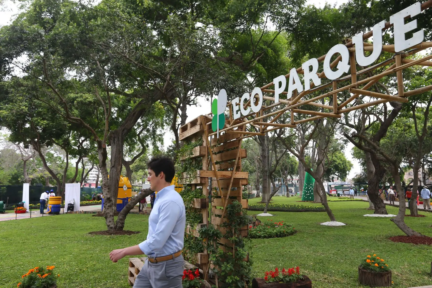 Ministra de Ambiente Fabiola Muñoz,inaugura Ecoparque en Campo de Marte,Jesus Maria.Foto:ANDINA/Héctor Vinces.