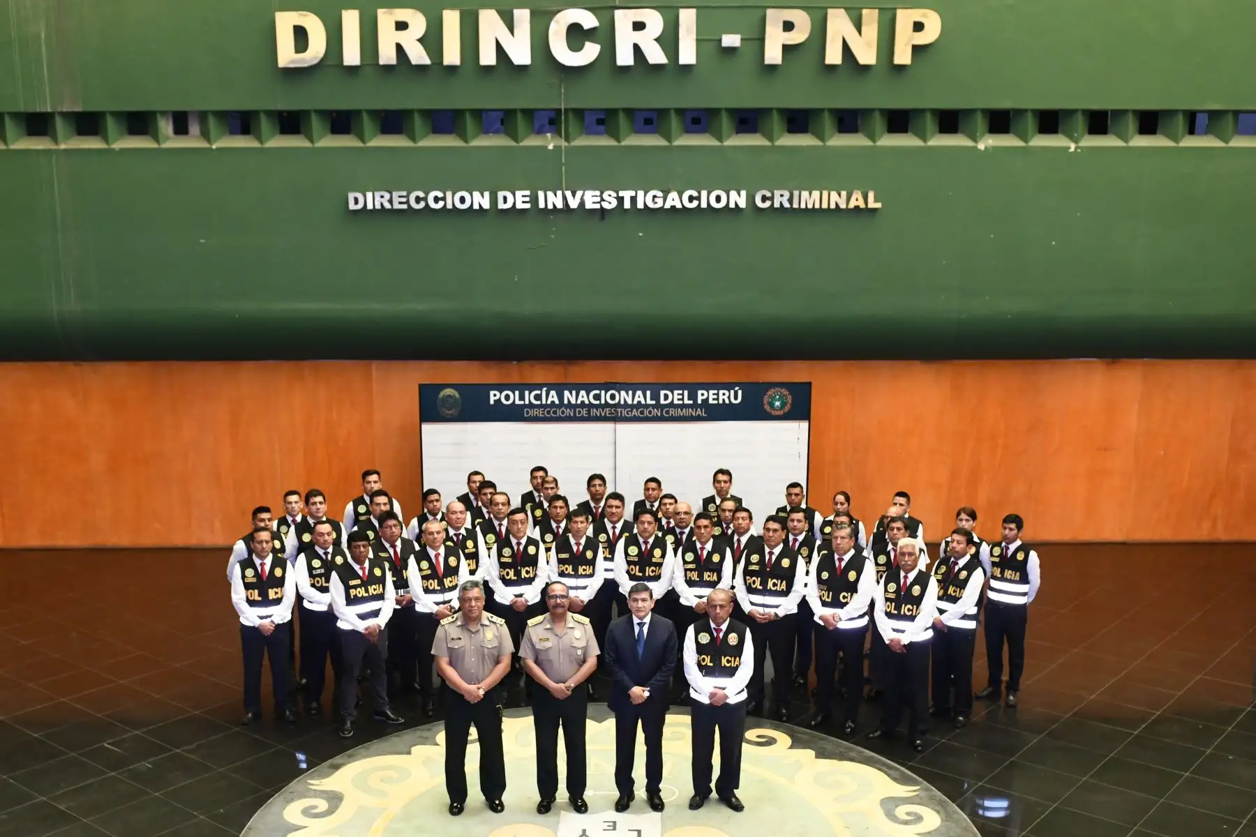 Ministro del Interior, Carlos Morán presenta la Brigada Especial contra la migración delictiva. Foto: ANDINA/Difusión