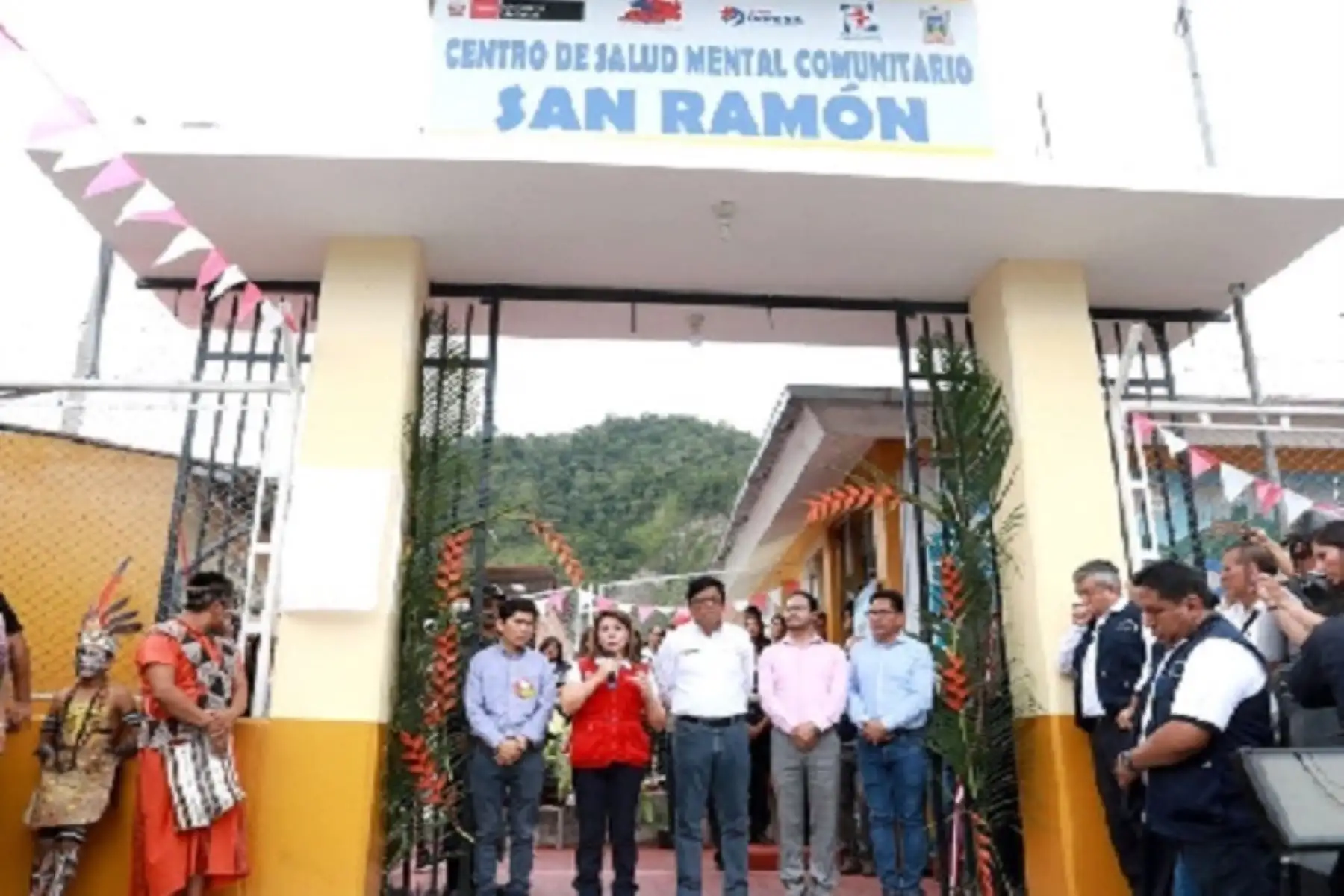 La ministra de Salud, Elizabeth Hinostroza, inauguró junto al presidente del Consejo de Ministros, Vicente Zeballos, un Centro de Salud Mental Comunitario en la provincia de Chanchamayo, región Junín.,