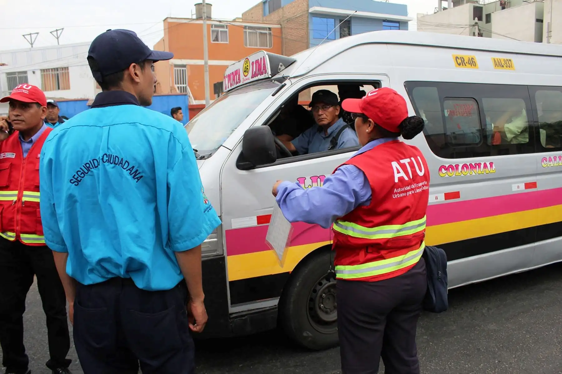 Bellavista: ATU y municipio intervienen combis informales. Foto: ANDINA/Difusión.