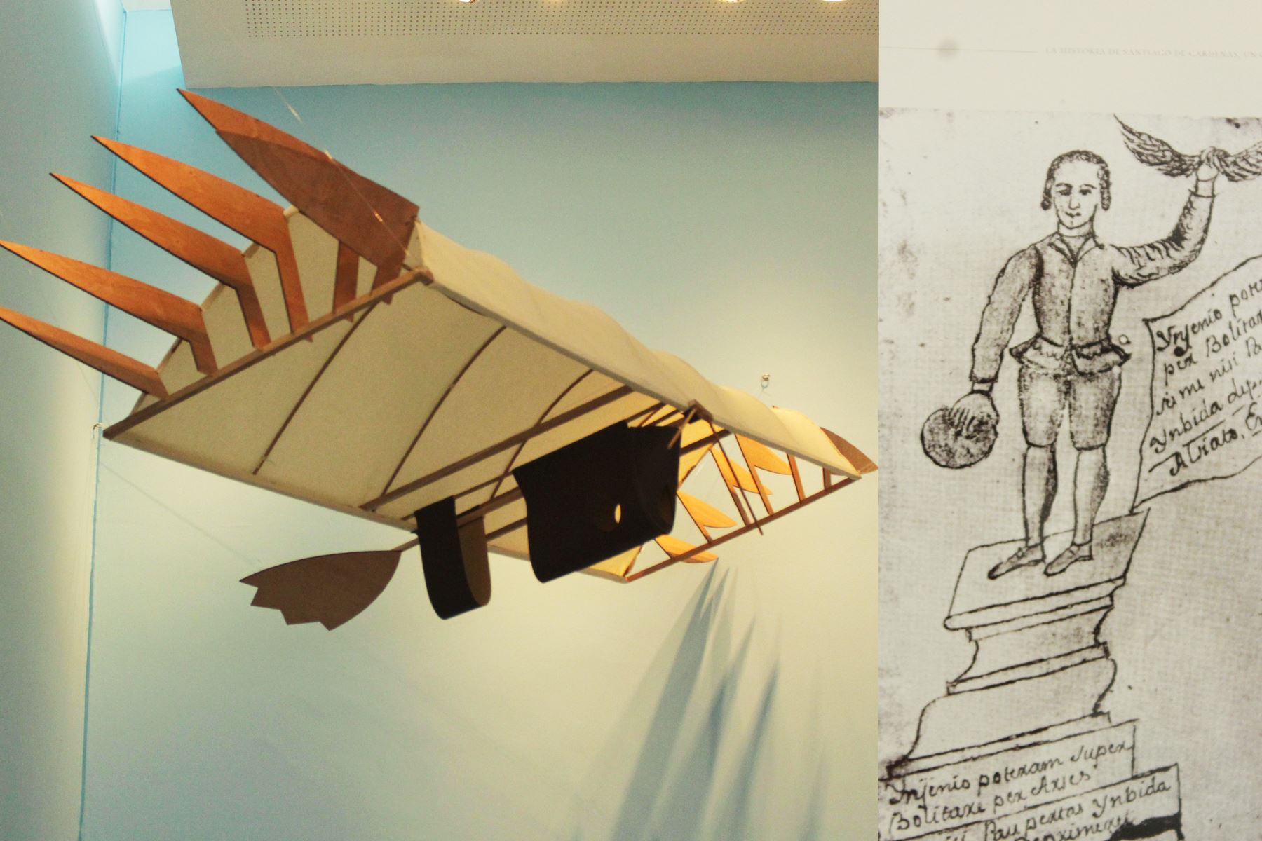 Santiago de Cárdenas nació en 1726 y fue apodado "el Volador" por diseñar una máquina que no pudo llegar a construir.