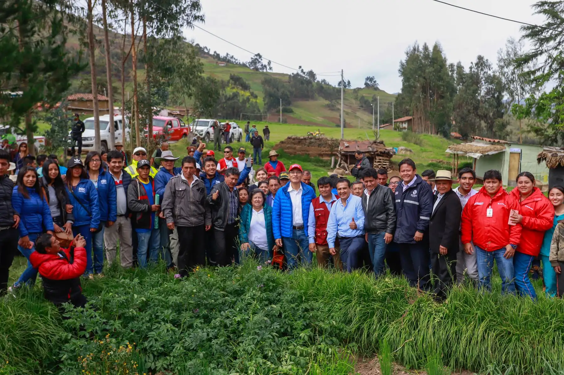 Visita a una familia usuaria del programa Haku Wiñay de FONCODES,en el centro poblado de Pachachaca,  provincia de Julcán.
Foto: ANDINA/Prensa Presidencia