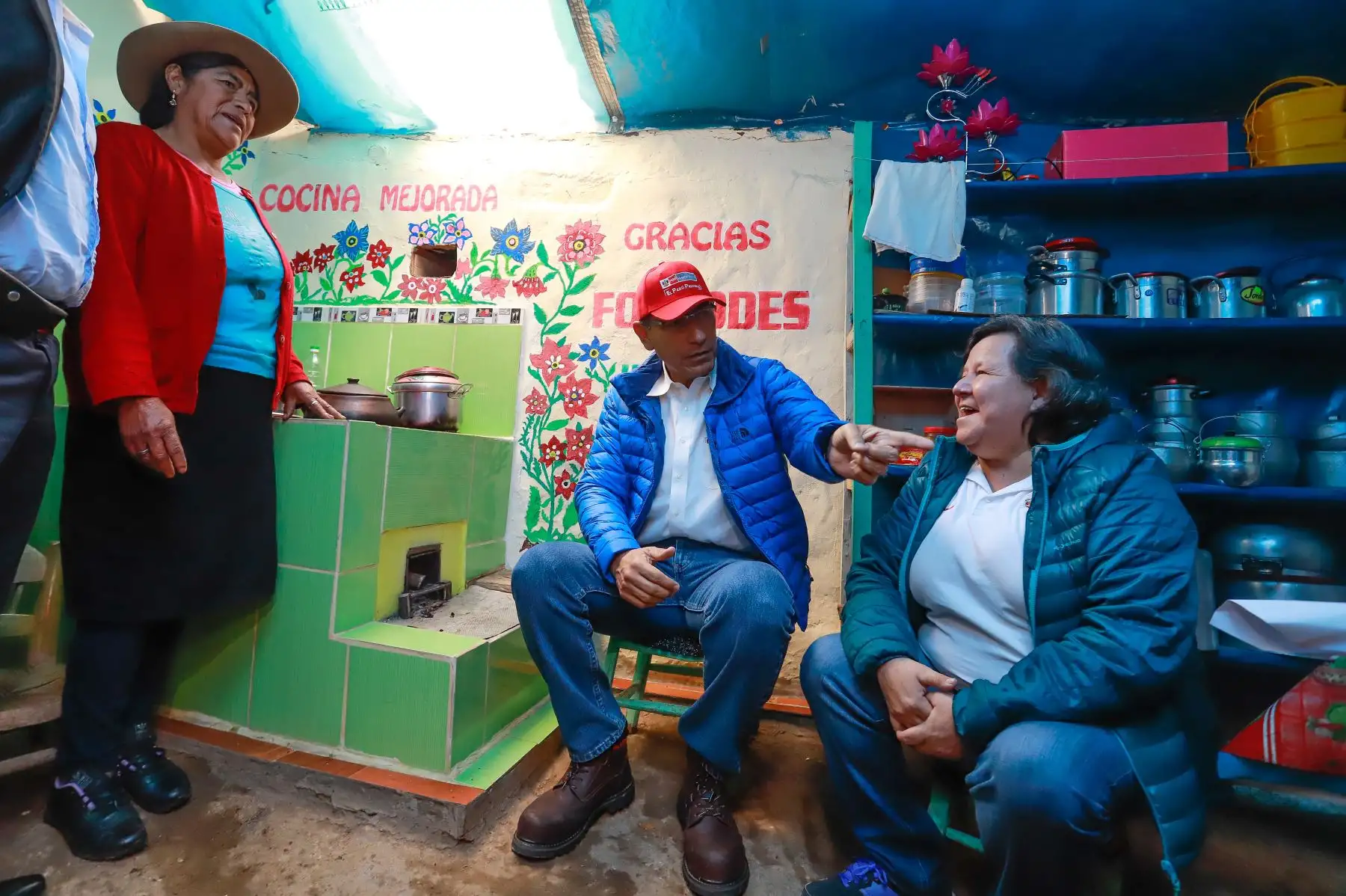 Visita a una familia usuaria del programa Haku Wiñay de FONCODES,en el centro poblado de Pachachaca,  provincia de Julcán.
Foto: ANDINA/Prensa Presidencia