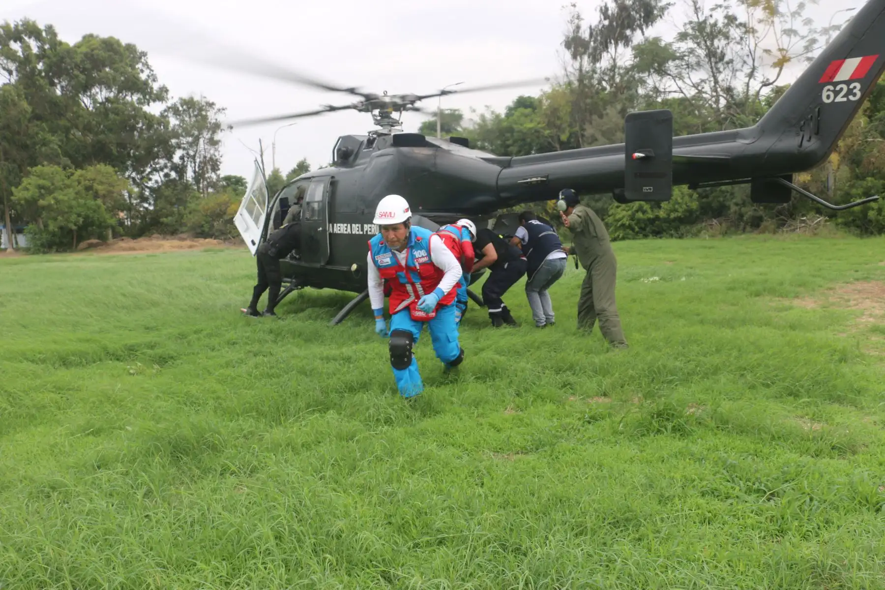 Ministerio de Salud aplicó plan de contingencia inmediata y atendió 48 heridos del accidente en Villa El Salvador.
Foto: Difusión Minsa