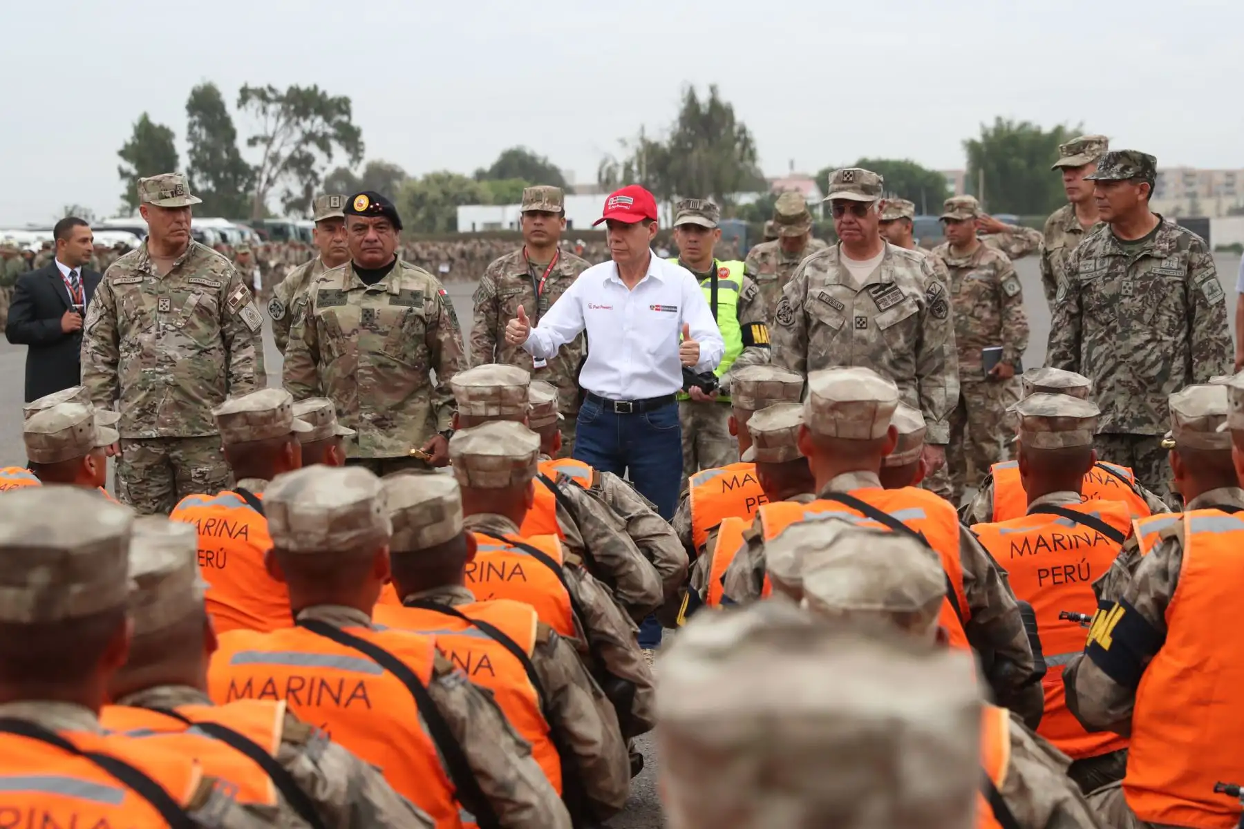 Despliegue del personal de las fuerzas armadas por las elecciones congresales extraordinarias 2020. Foto: ANDINA/MINDEF