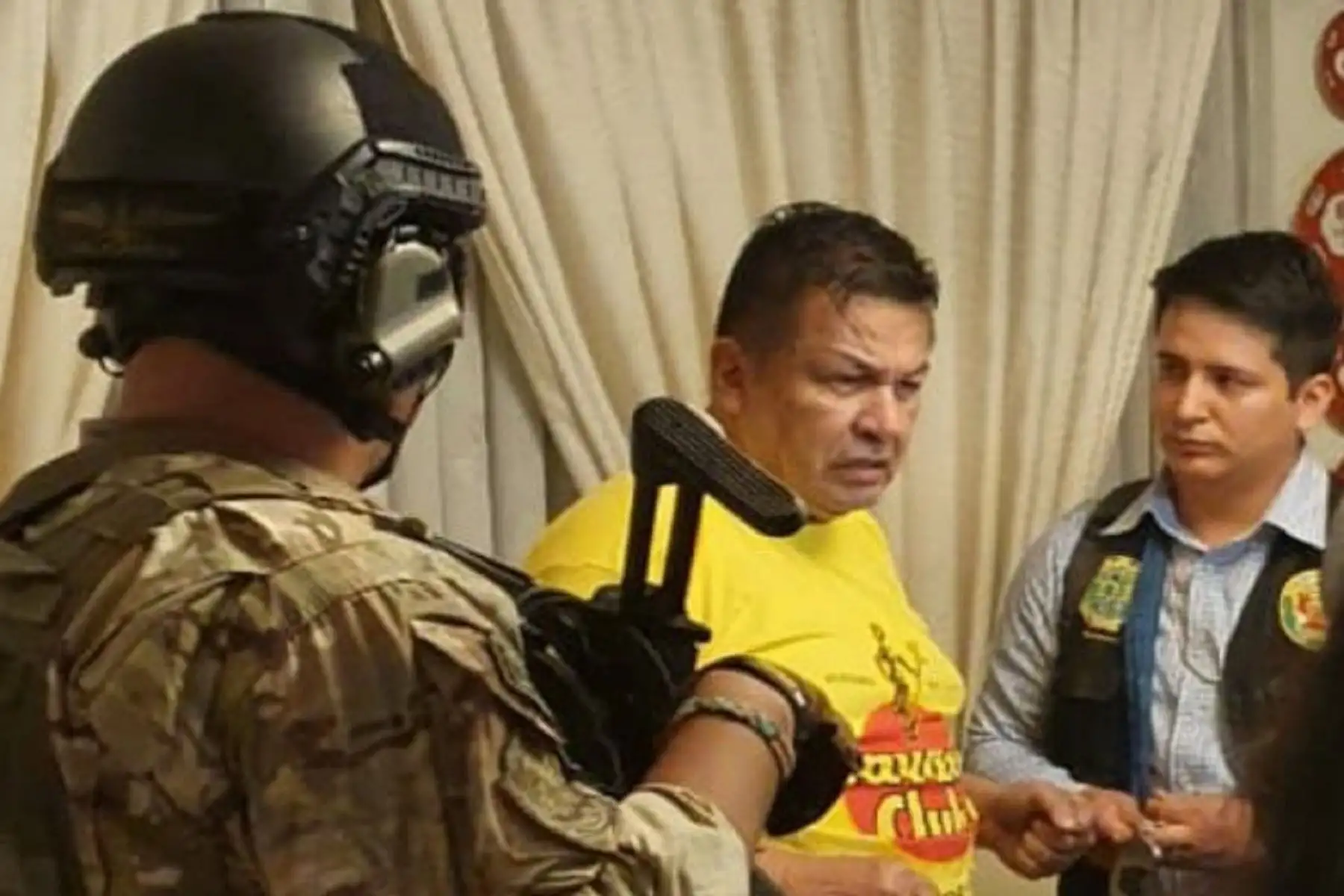 Detención de Juan Sotomayor. Foto: difusión.