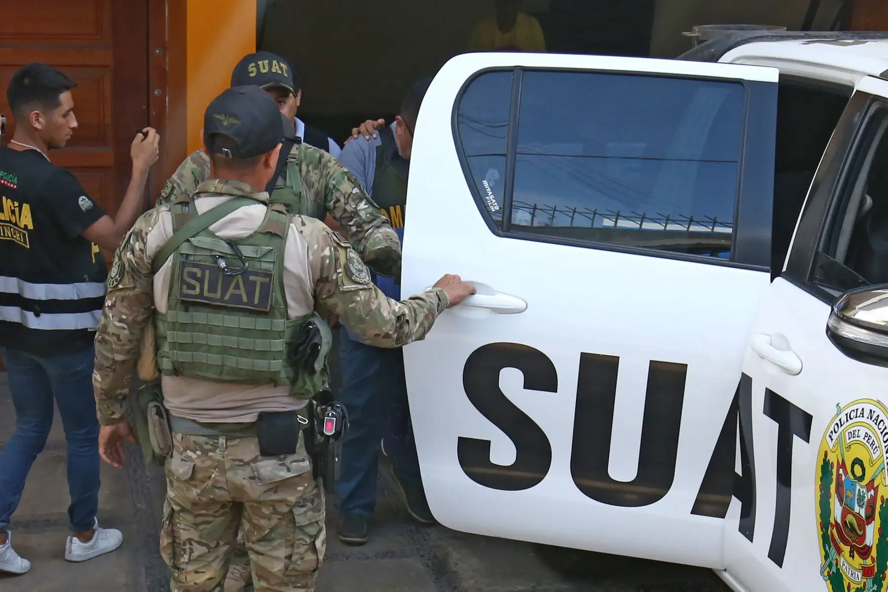 Ex alcalde del Callao Juan Sotomayor es detenido por la policía por el caso Eslimp"Aporte fantasma". Foto: ANDINA/Vidal Tarqui