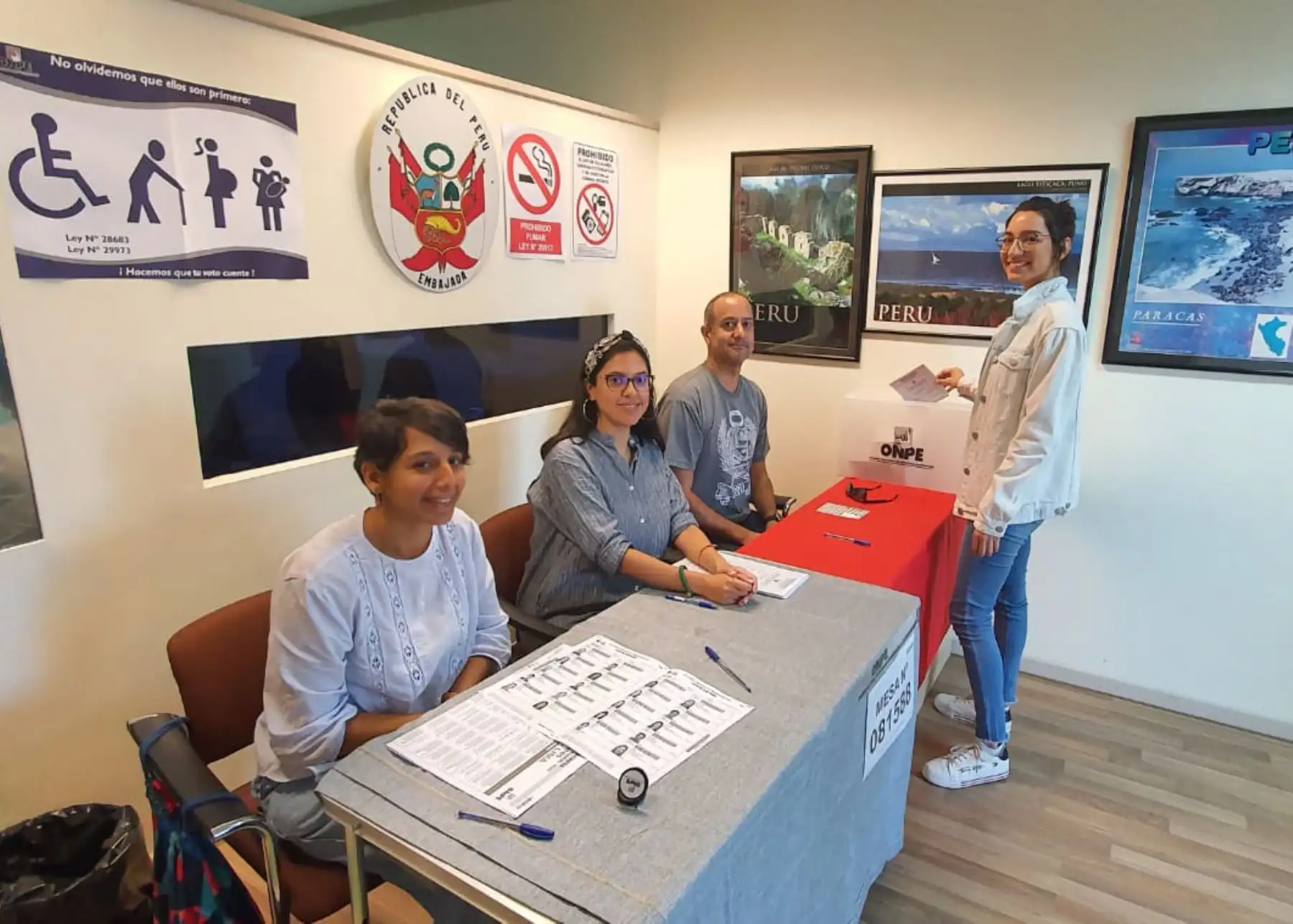 Elecciones en Singapur. Foto: Cancillería.