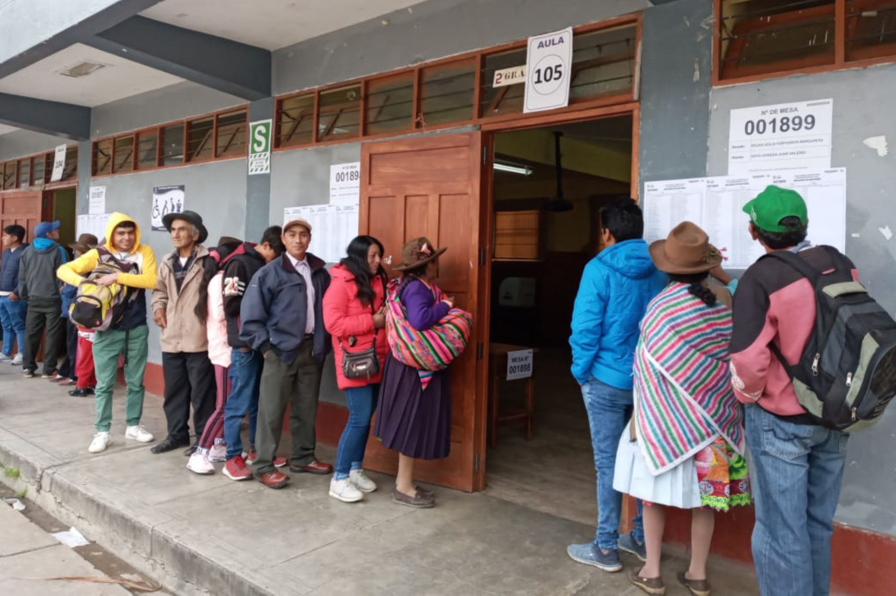 En Áncash los electores empezaron a emitir sus votos a las 7:30 horas, informaron las ODPE.