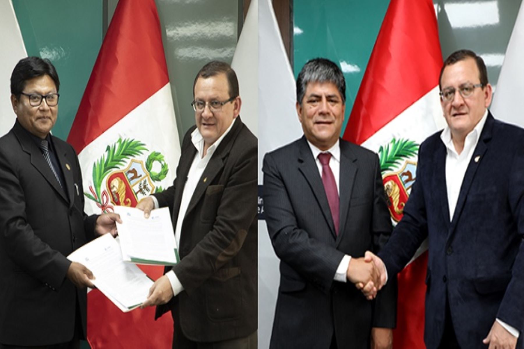 El convenio permitirá a los gobernadores regionales de Ayacucho y Puno, desarrollar instrumentos de mitigación y control durante las temporadas de emergencia.