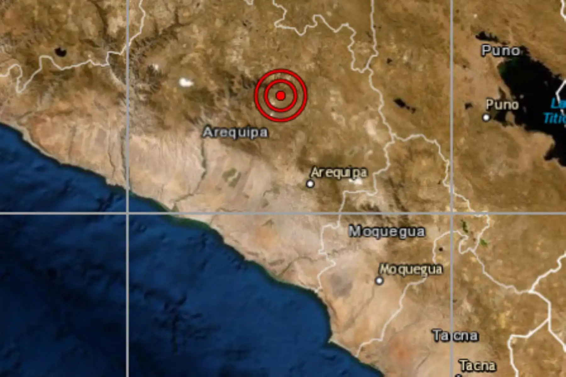 A las 17:22 horas se registró un sismo de magnitud 3.3 a tres kilómetros al sureste de Pinchollo, en la provincia arequipeña de Caylloma.
