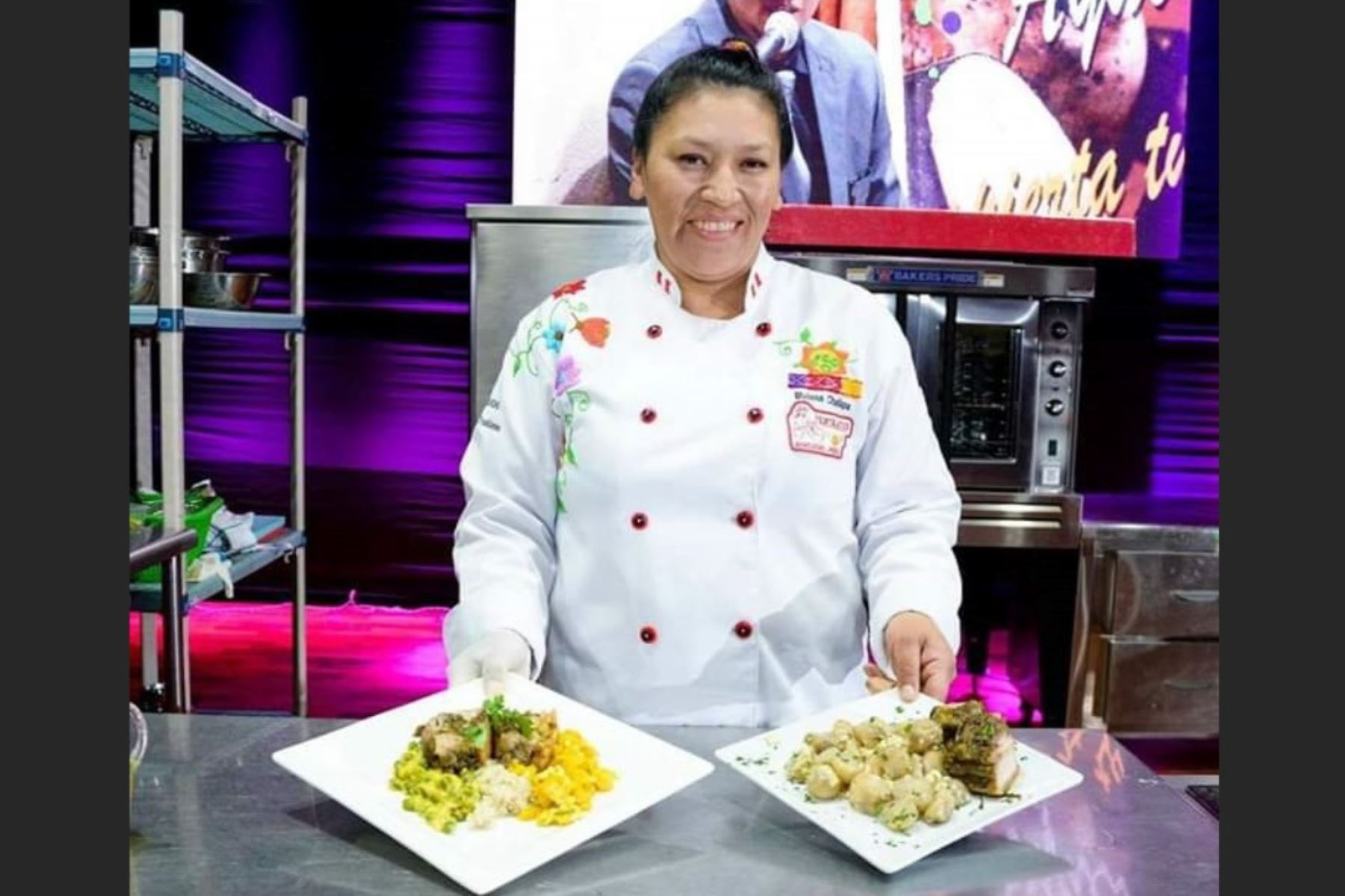 Conoce a Biviana Challapa, la ayacuchana que triunfa en concurso internacional de cocina "La cuchara de oro". ANDINA/Difusión