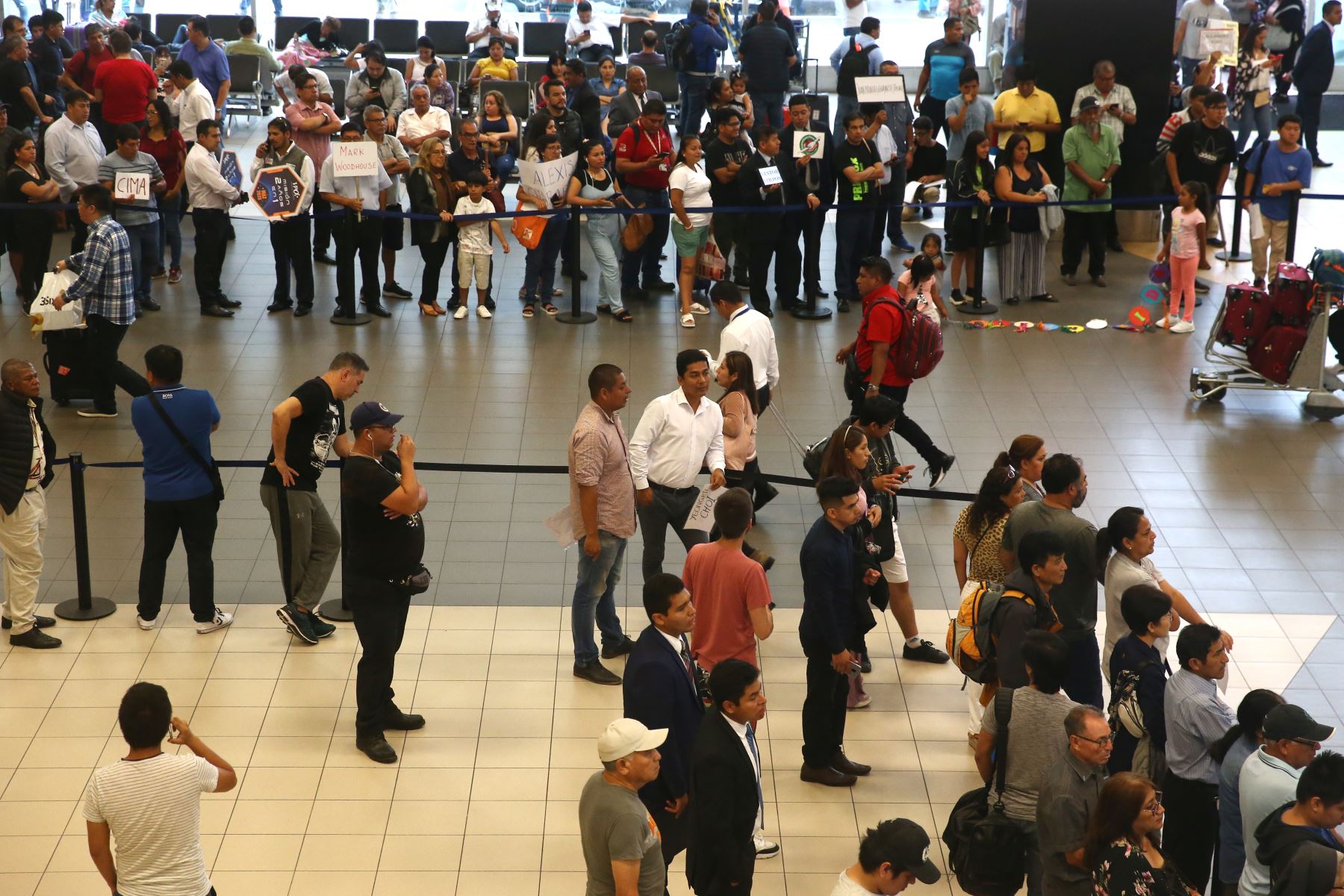 Perú dispuso mayores controles en el aeropuerto internacional Jorge Chávez para evitar el coronavirus. Foto: ANDINA/Vidal Tarqui