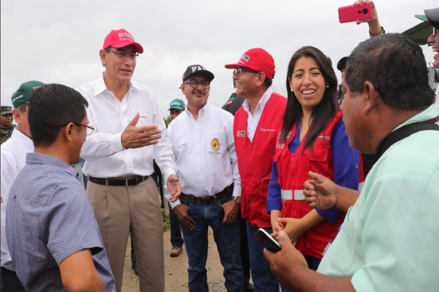 Presidente Vizcarra supervisa acciones de prevención de lluvias en Tumbes