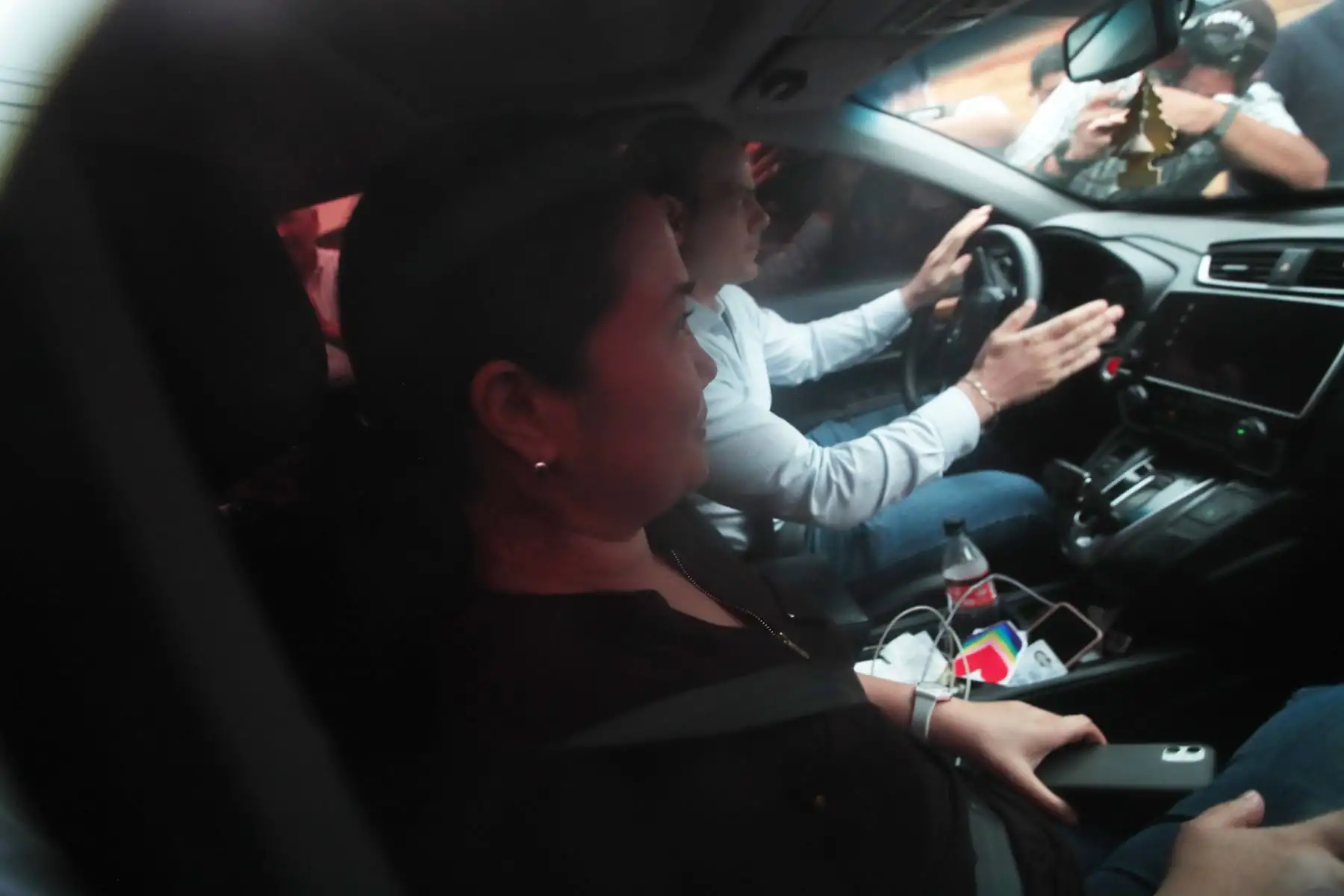 Keiko Fujimori abandona su vivienda rumbo a la sala penal donde se analiza pedido de prisión preventiva en su contra. Foto: ANDINA/Juan Carlos Guzmán