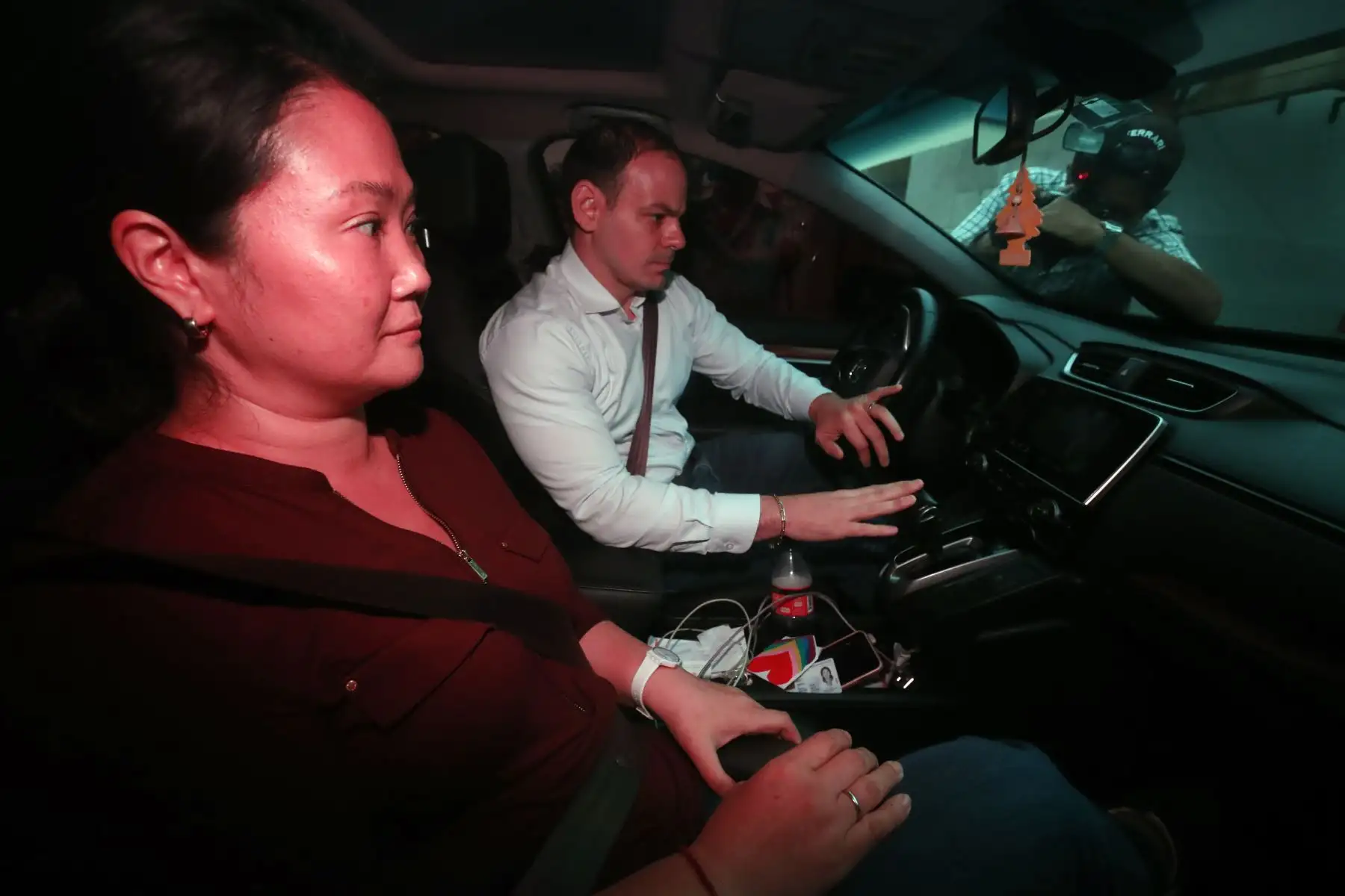 Keiko Fujimori abandona vivienda mientras sigue audiencia en su contra. Foto: ANDINA/Renato Pajuelo