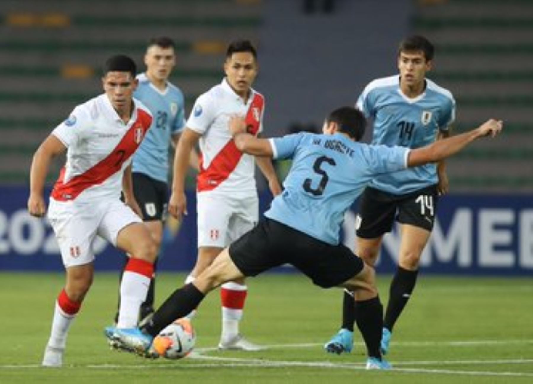 La selección peruana sub-23 juega ante su similar de Uruguay