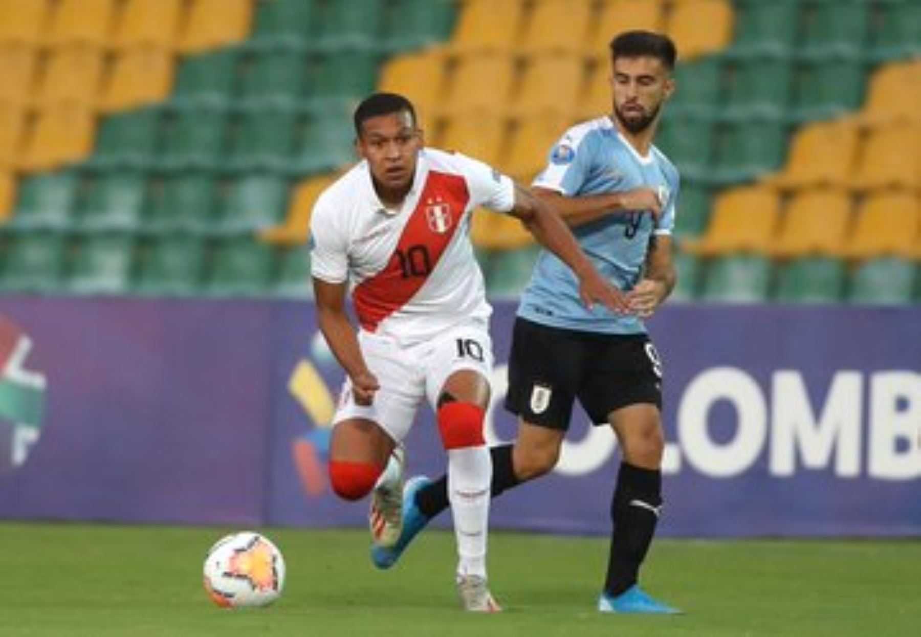 La selección peruana sub-23 juega ante su similar de Uruguay