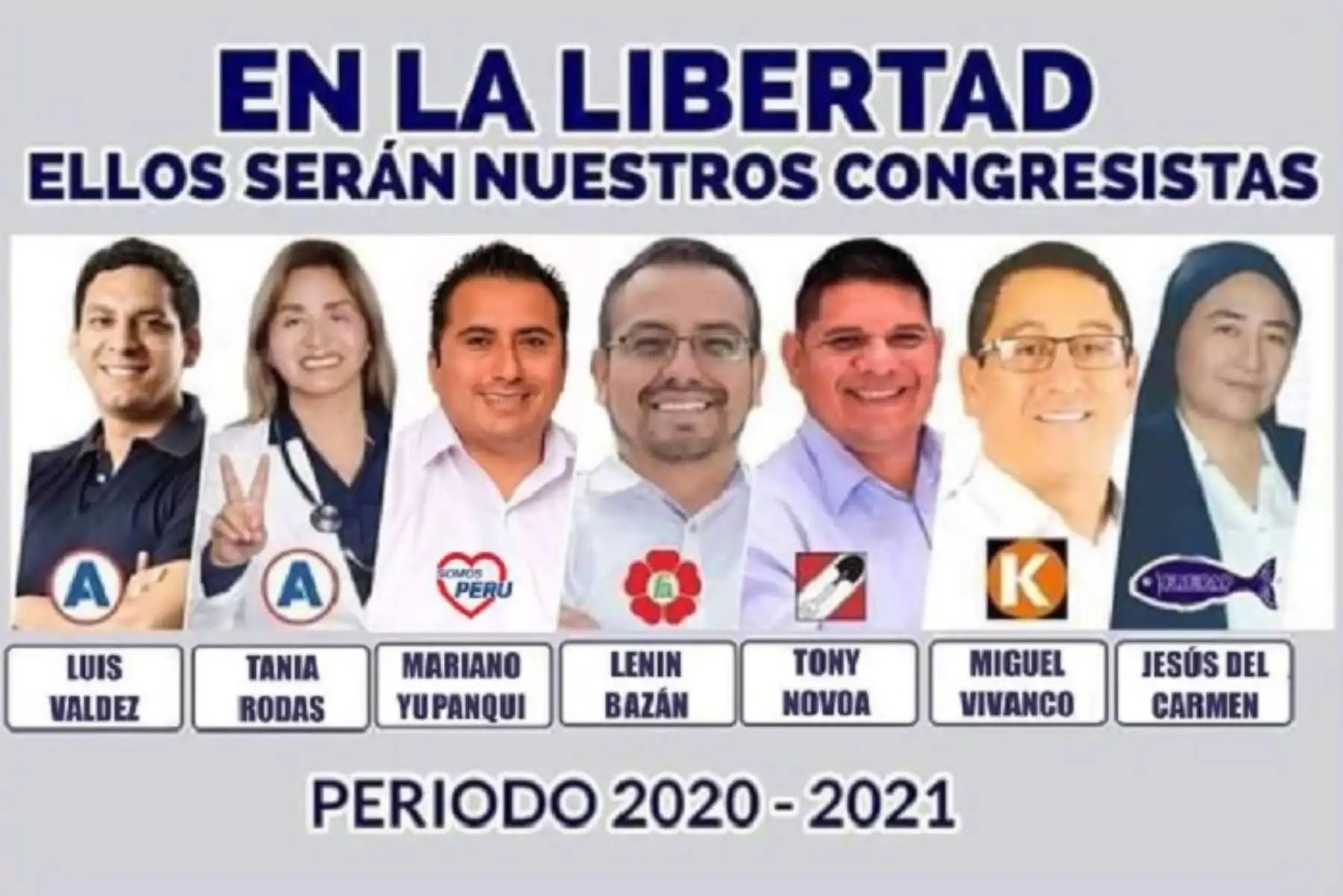 Dos días después de haber culminado las Elecciones Congresales Extraordinarias 2020, y al estar al 86.75 por ciento de actas contabilizadas por la Oficina Nacional de Procesos Electorales (ONPE), ya se pueden hacer proyecciones sobre quiénes serían los siete congresistas elegidos por La Libertad.