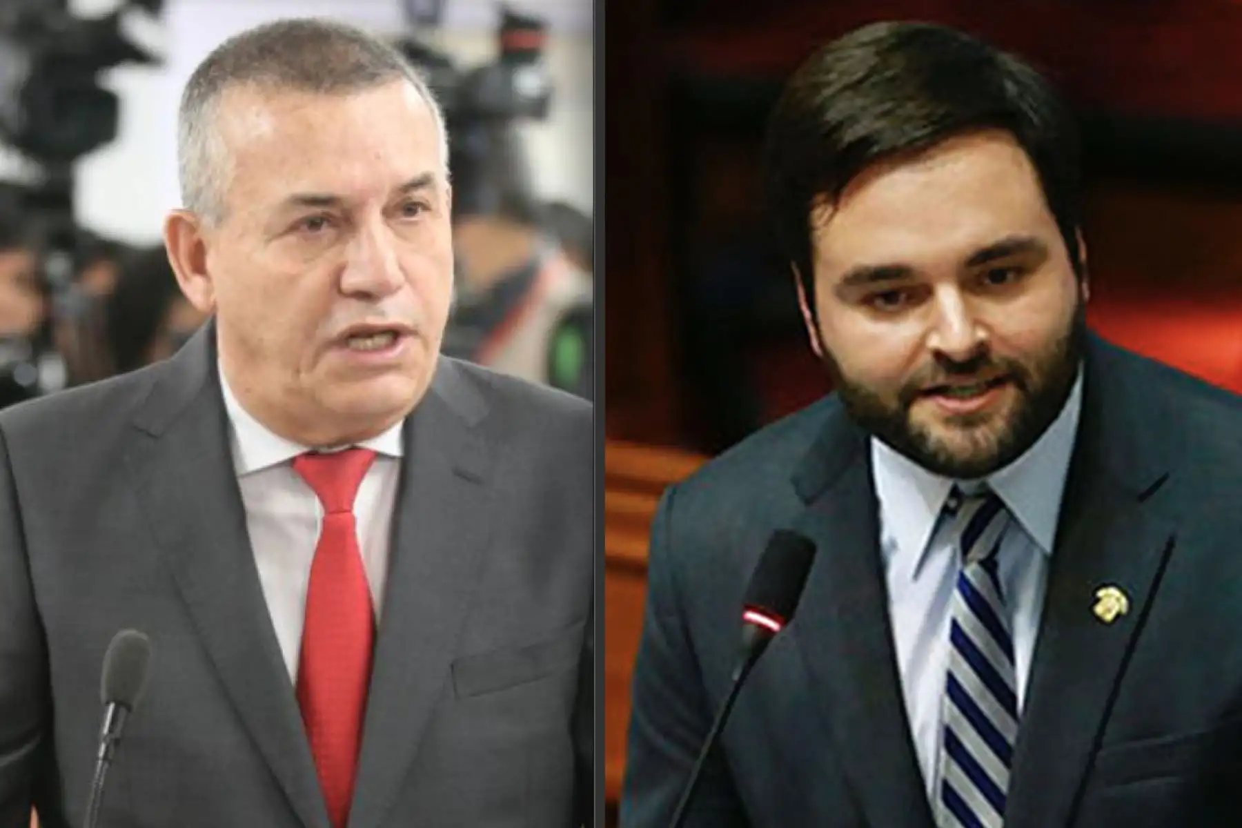 Daniel Urresti, de Podemos Perú, y Alberto de Belaunde, del Partido Morado, son los congresistas más votados en Lima.