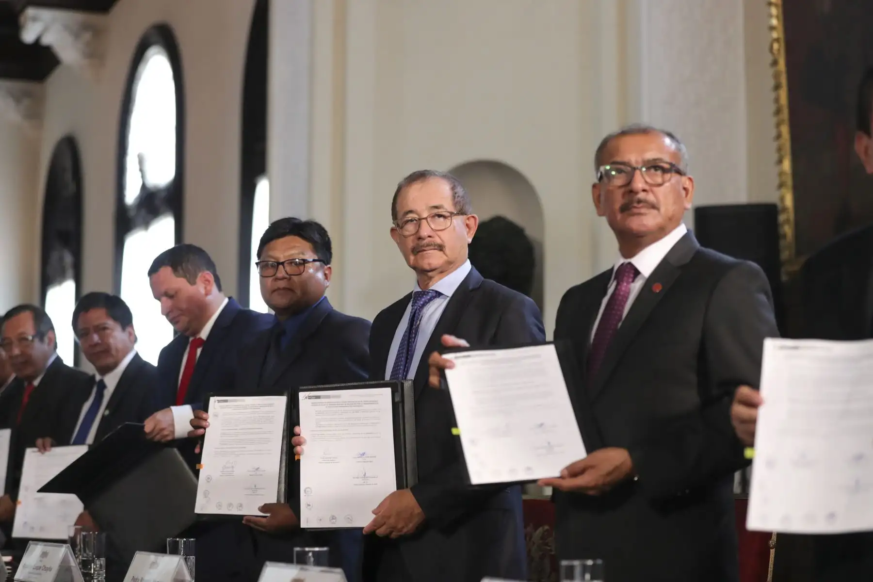 Presidente de la República participó en la Presentación y suscripción de las adendas de los convenios de financiamiento entre las Instituciones Administradoras de Fondos de Aseguramiento en Salud - IAFAS, Seguro Integral de Salud - SIS, Fondo Intangible Solidario de Salud - FISSAL y los Gobiernos Regionales para el año 2020. Foto: ANDINA/Prensa Presidencia
