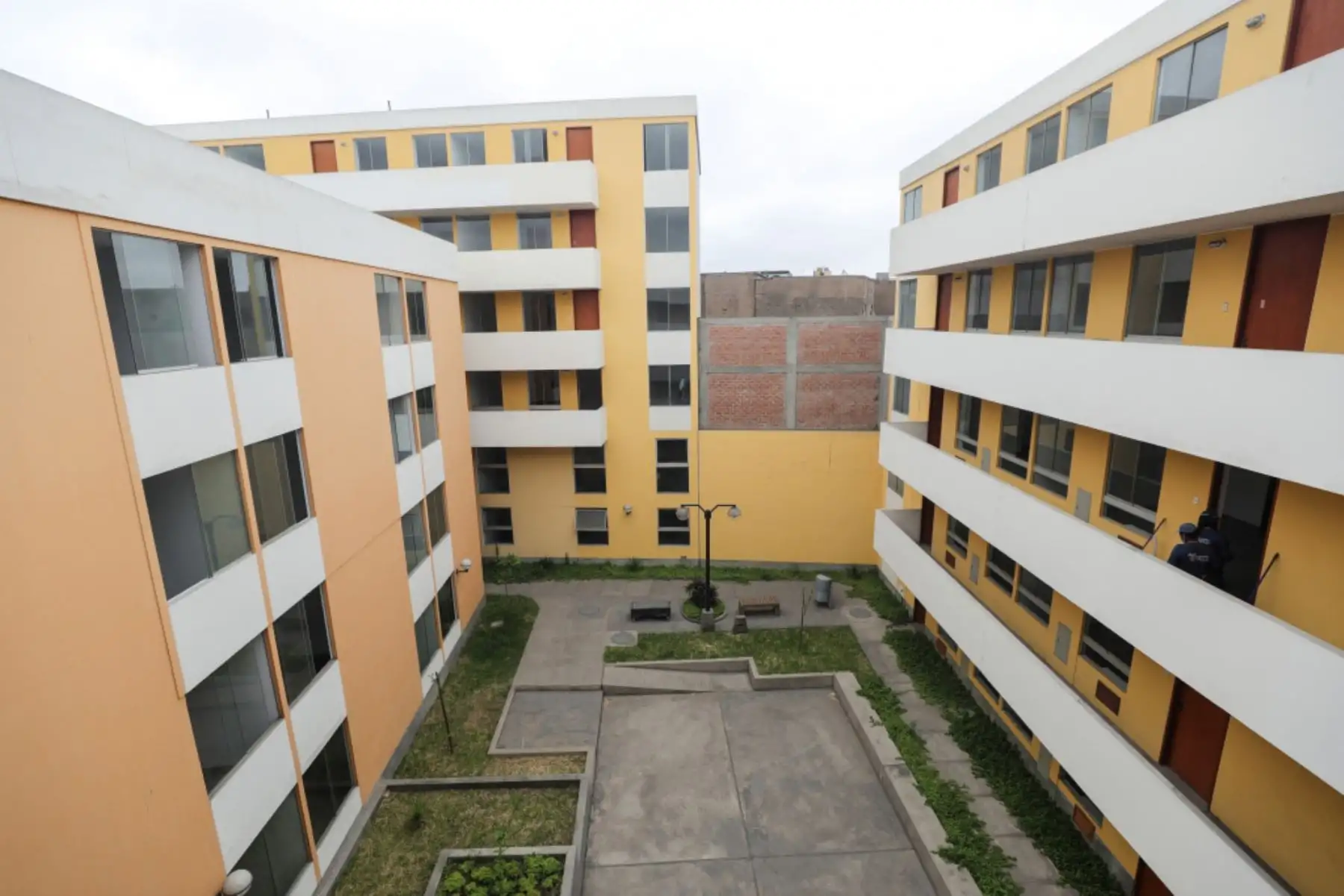 Conjunto habitacional Los patios de Felipe Pinglo. Foto: Andina/Difusión