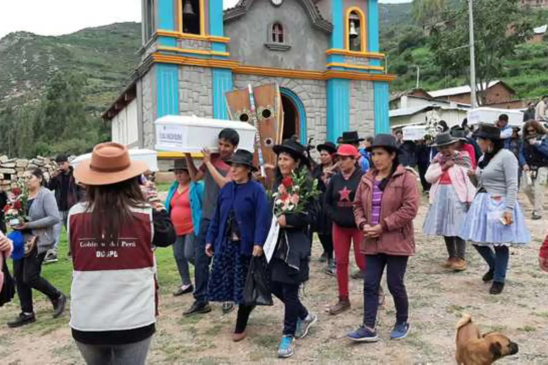 Estado peruano entrega cuerpos de 14 personas desaparecidas durante periodo de violencia en Ayacucho.Foto:  ANDINA/Difusión