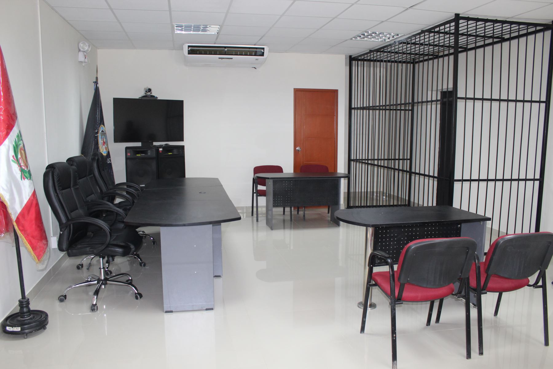 Poder Judicial inaugura salas de audiencias en exterior de penal Río Seco, en Piura. ANDINA/Difusión