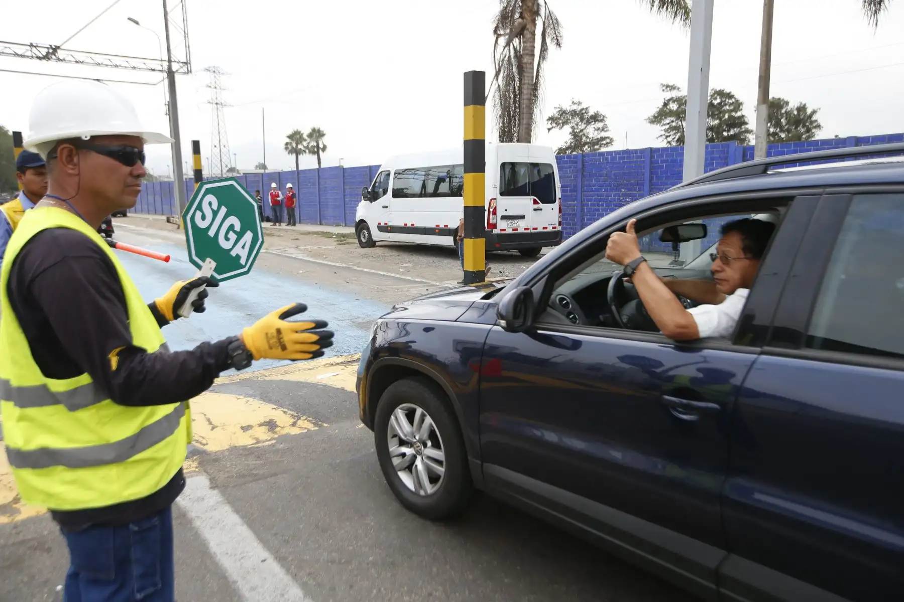 Casetas del peaje de La Molina son retirados por orden judicial. 
Foto: ANDINA/Eddy Ramos