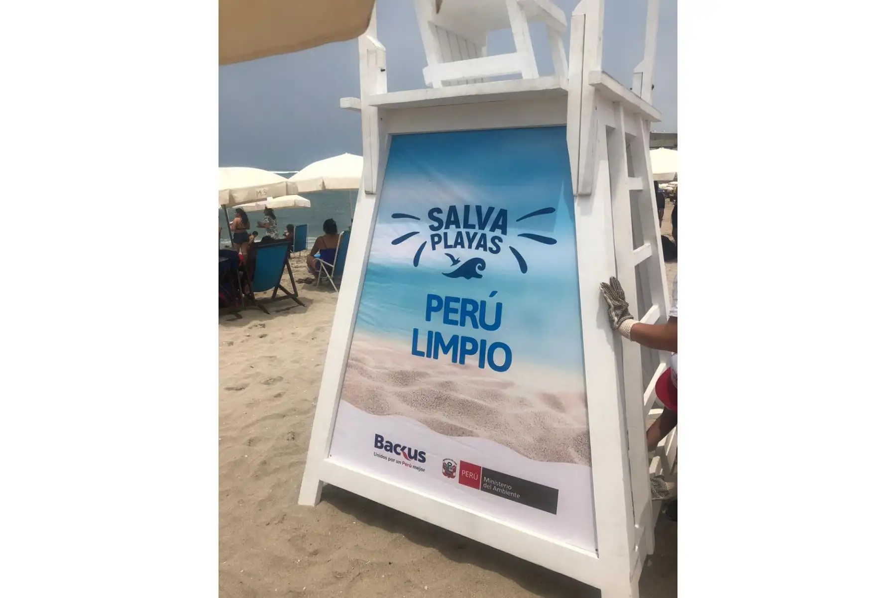 Ministerio del Ambiente impulsa campaña 
"Salva Playas" para  concientizar sobre la reducción  del uso del plástico
Foto: ANDINA/Difusión