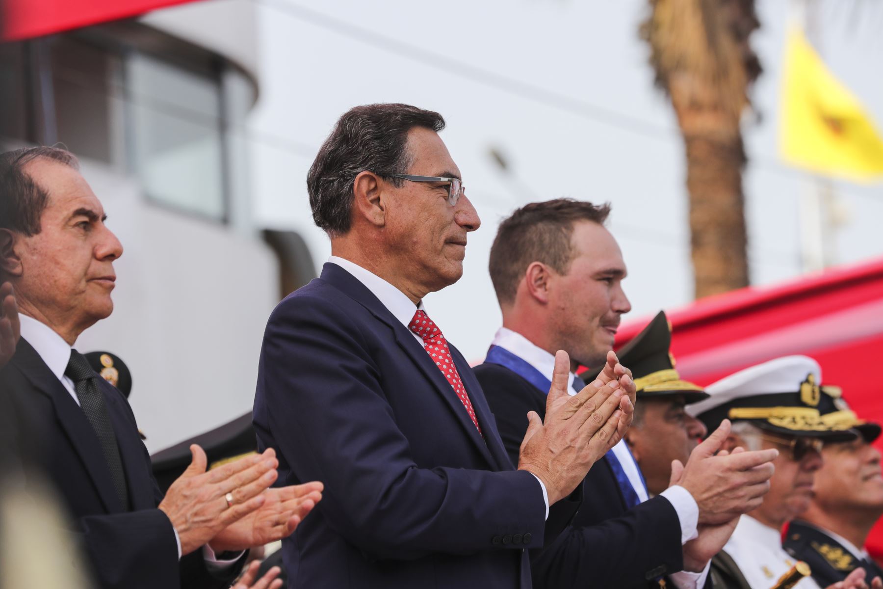 Presidente Martín Vizcarra asiste a ceremonia por los 100 años del distrito de La Victoria.
Foto: ANDINA/Prensa Presidencia