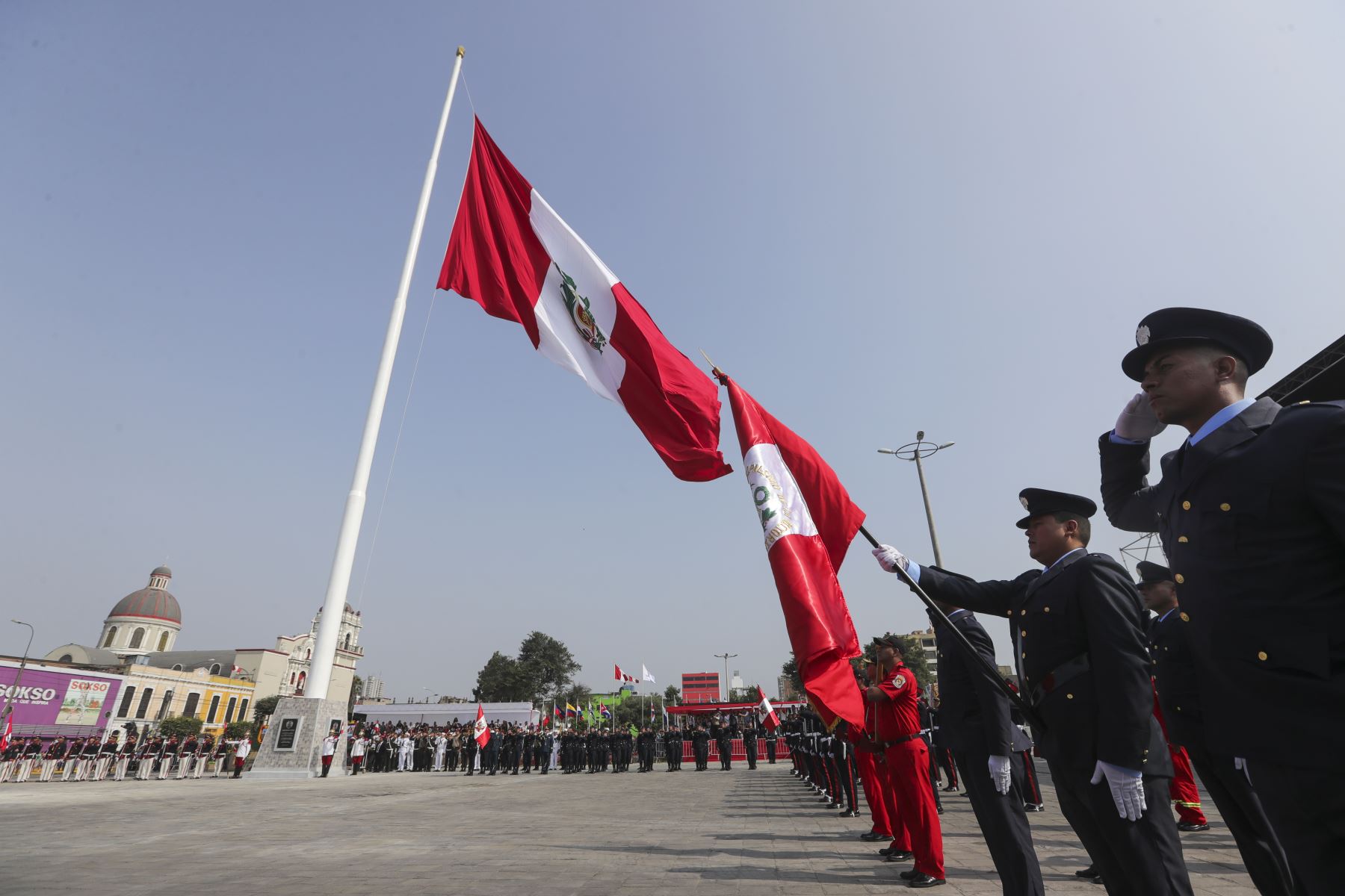Presidente Martín Vizcarra asiste a ceremonia por los 100 años del distrito de La Victoria.
Foto: ANDINA/Prensa Presidencia
