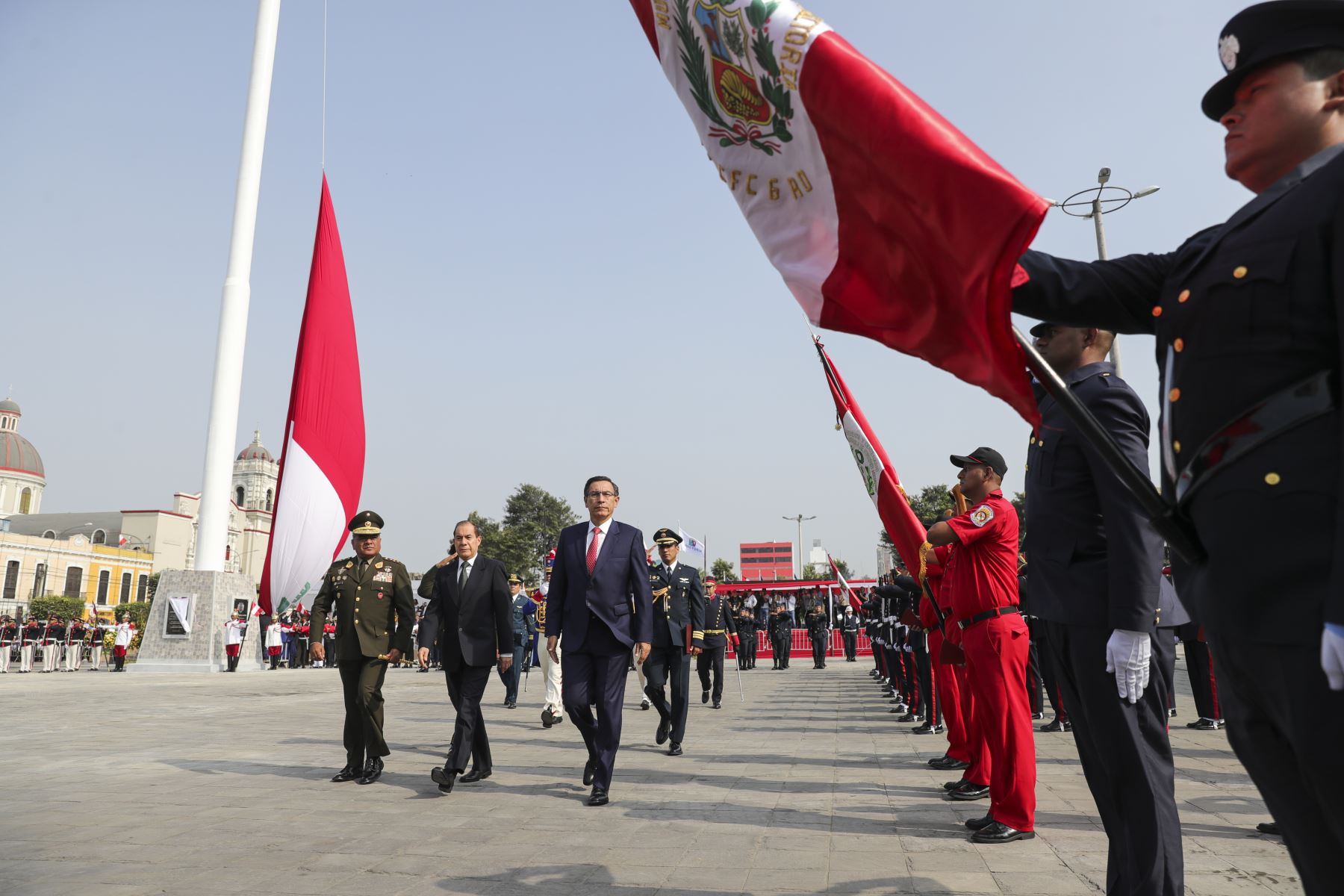 Presidente Martín Vizcarra asiste a ceremonia por los 100 años del distrito de La Victoria.
Foto: ANDINA/Prensa Presidencia