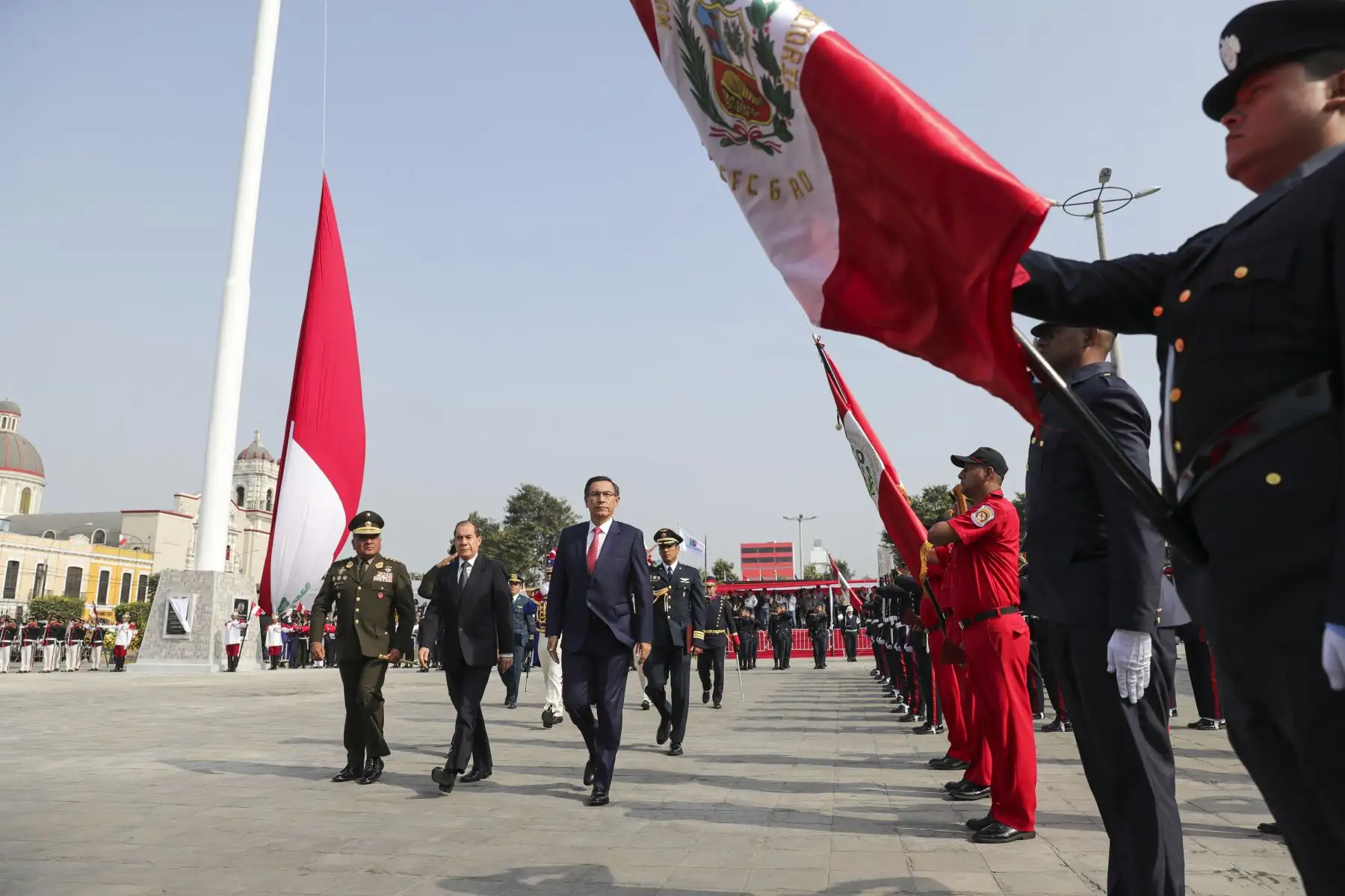 Presidente Martín Vizcarra asiste a ceremonia por los 100 años del distrito de La Victoria.
Foto: ANDINA/Prensa Presidencia
