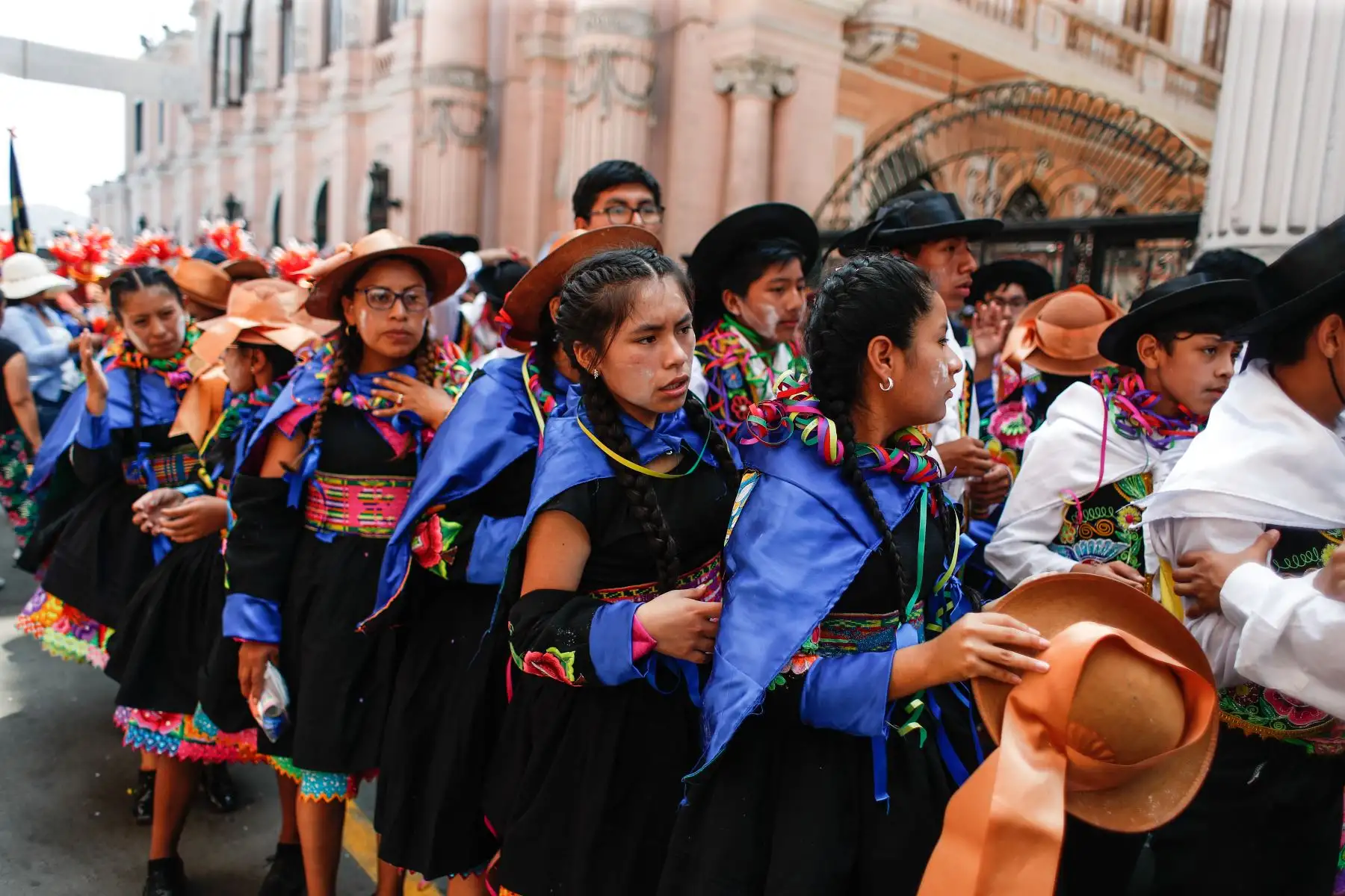 Pasacalle en honor a la Virgen de la Candelaria en Lima. Foto: ANDINA/Renato Pajuelo
