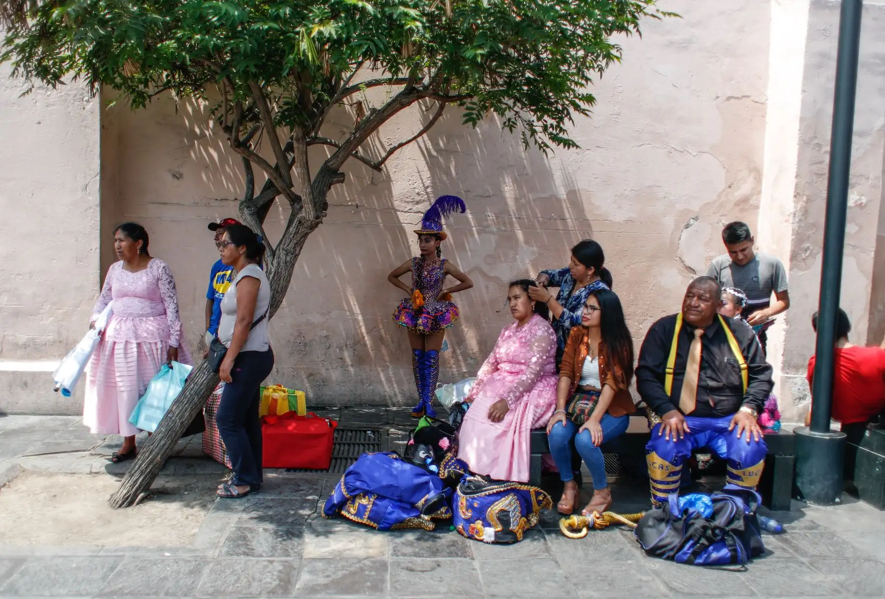 Pasacalle en honor a la Virgen de la Candelaria en Lima. Foto: ANDINA/Renato Pajuelo
