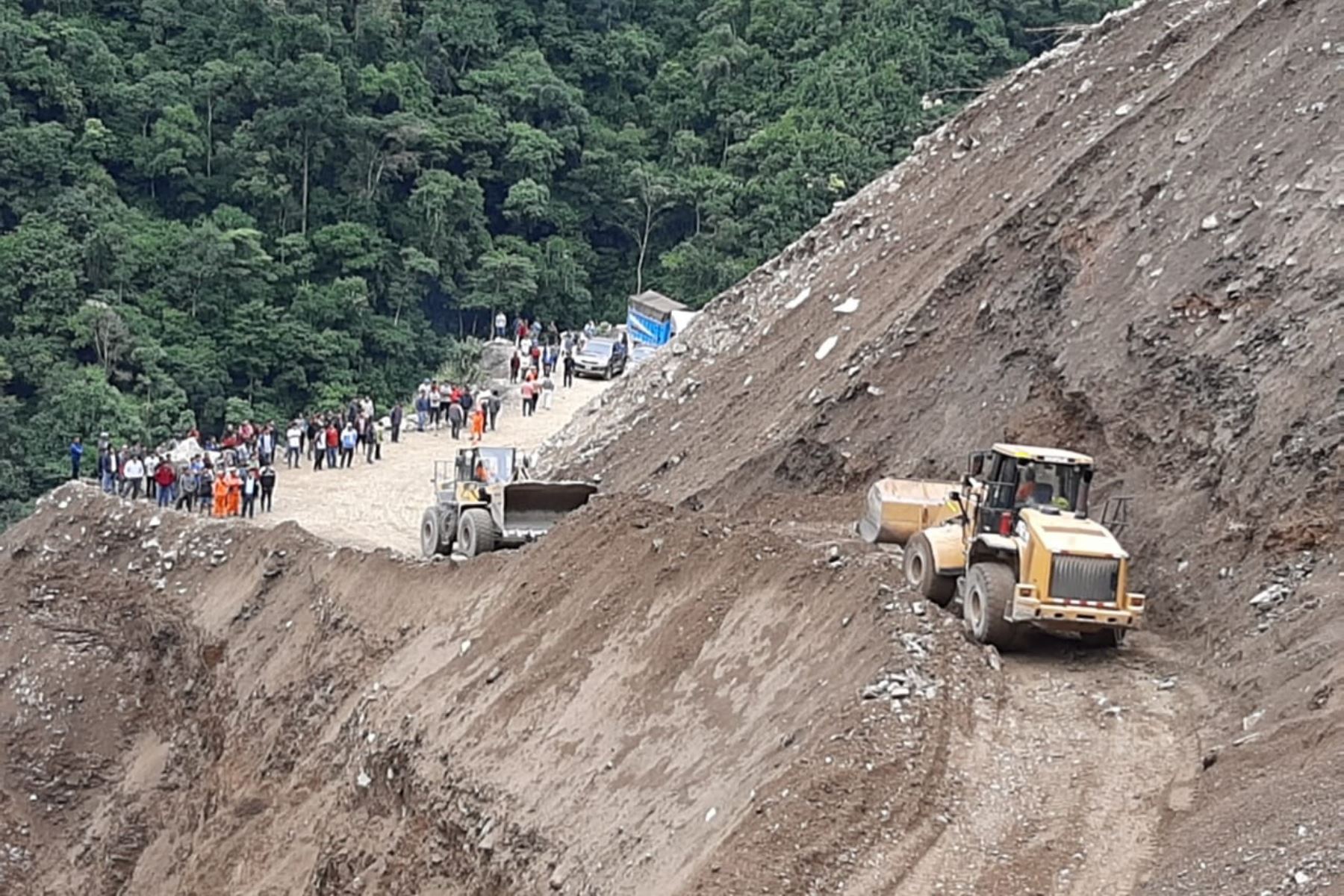 Autoridades de Ayacucho brindan atención a afectados por lluvias y deslizamientos en el Vraem. ANDINA/Difusión